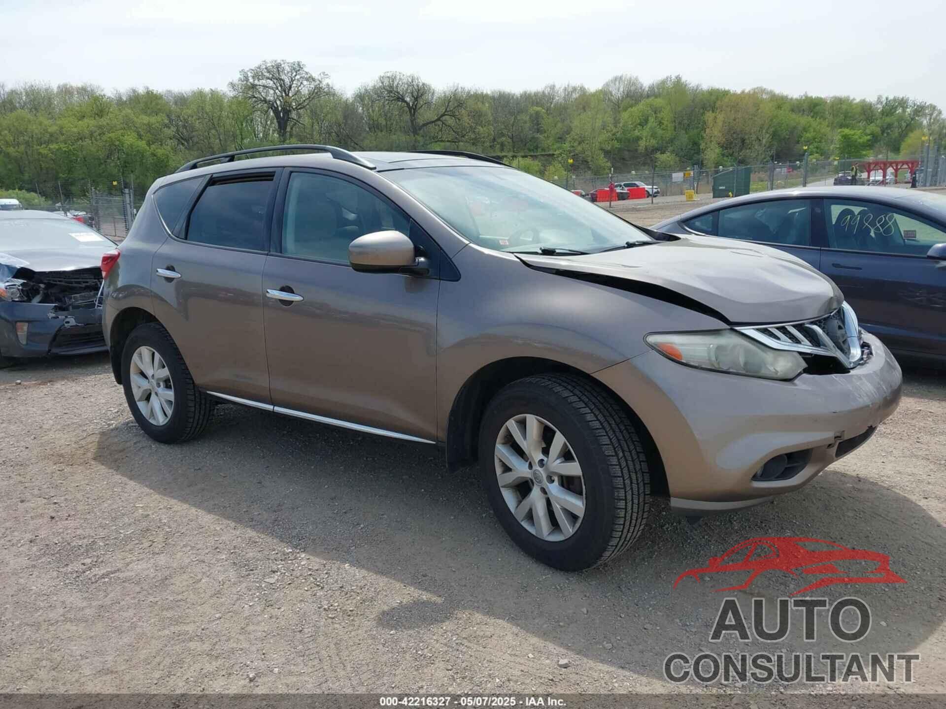 NISSAN MURANO 2011 - JN8AZ1MW8BW170528