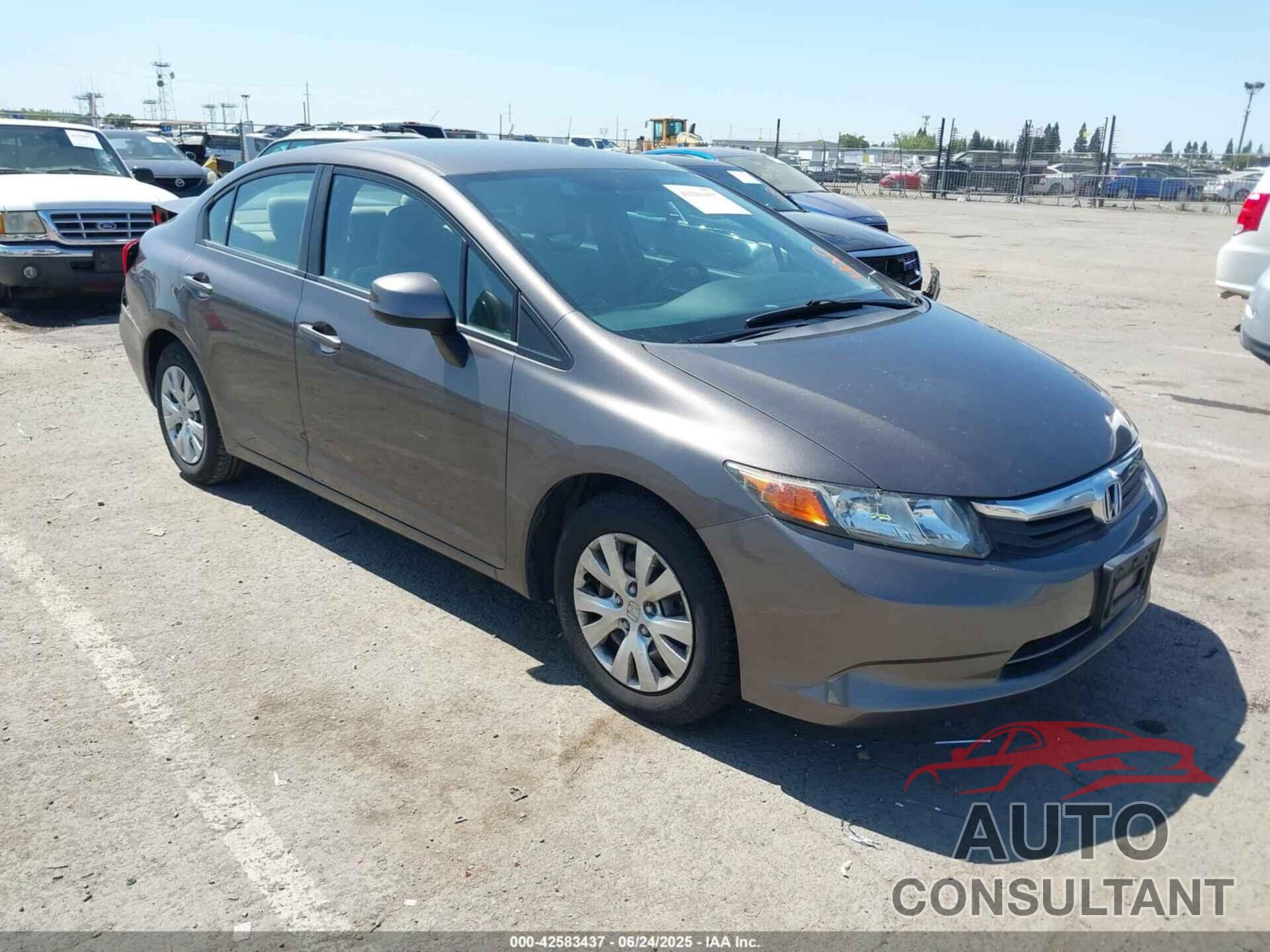 HONDA CIVIC 2012 - 19XFB2F55CE321840