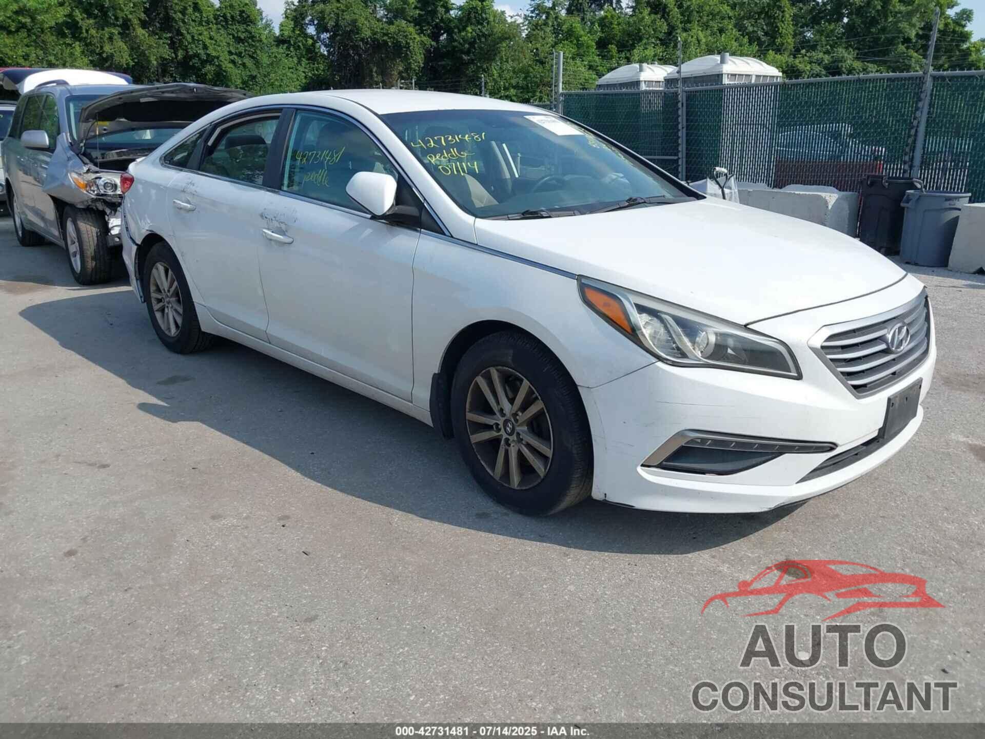 HYUNDAI SONATA 2015 - 5NPE24AF1FH148924