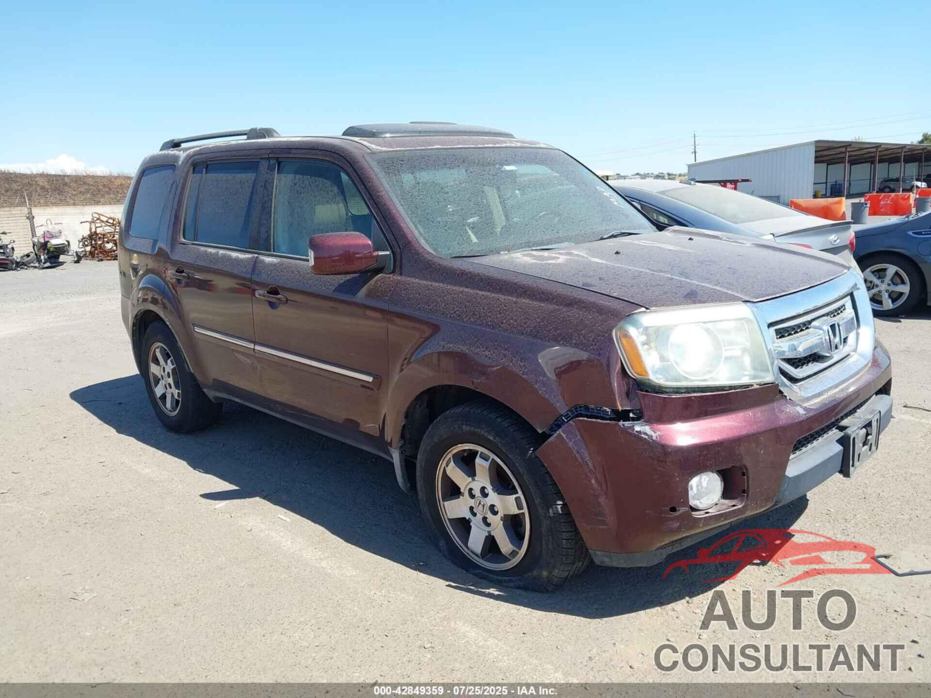 HONDA PILOT 2009 - 5FNYF48849B034959