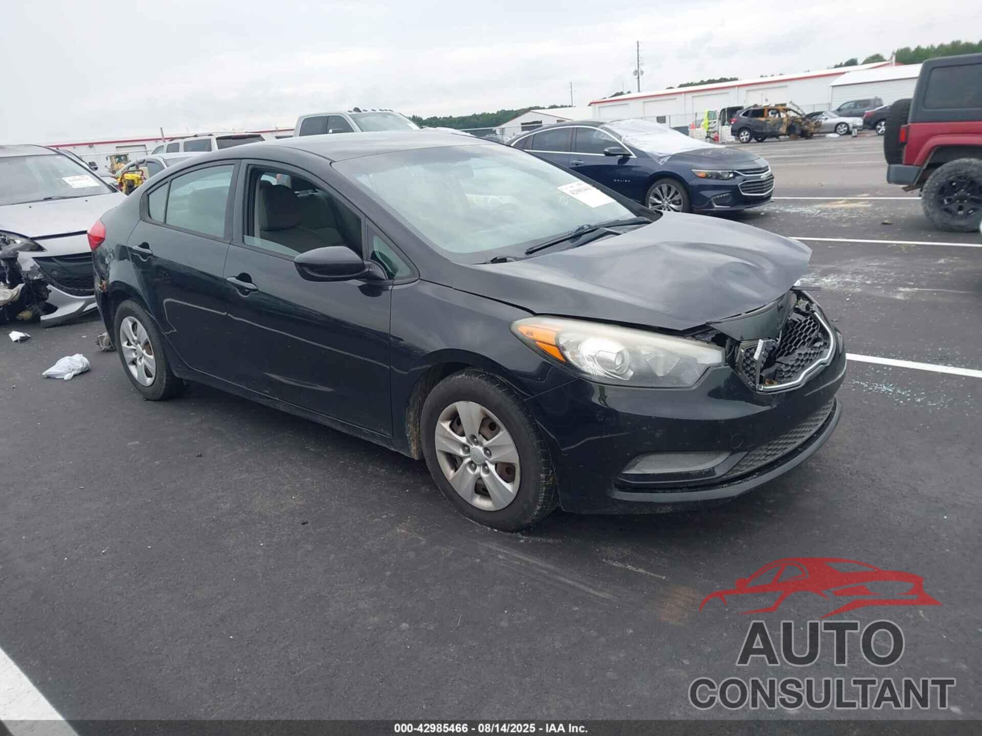 KIA FORTE 2016 - KNAFK4A65G5459940