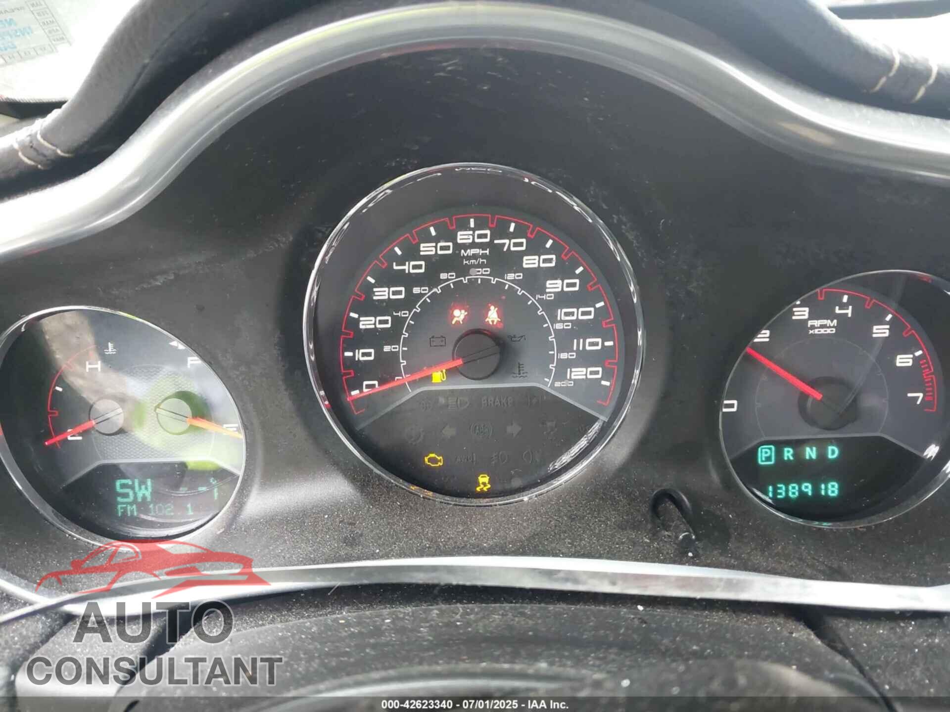 DODGE AVENGER 2013 - 1C3CDZCB5DN594360
