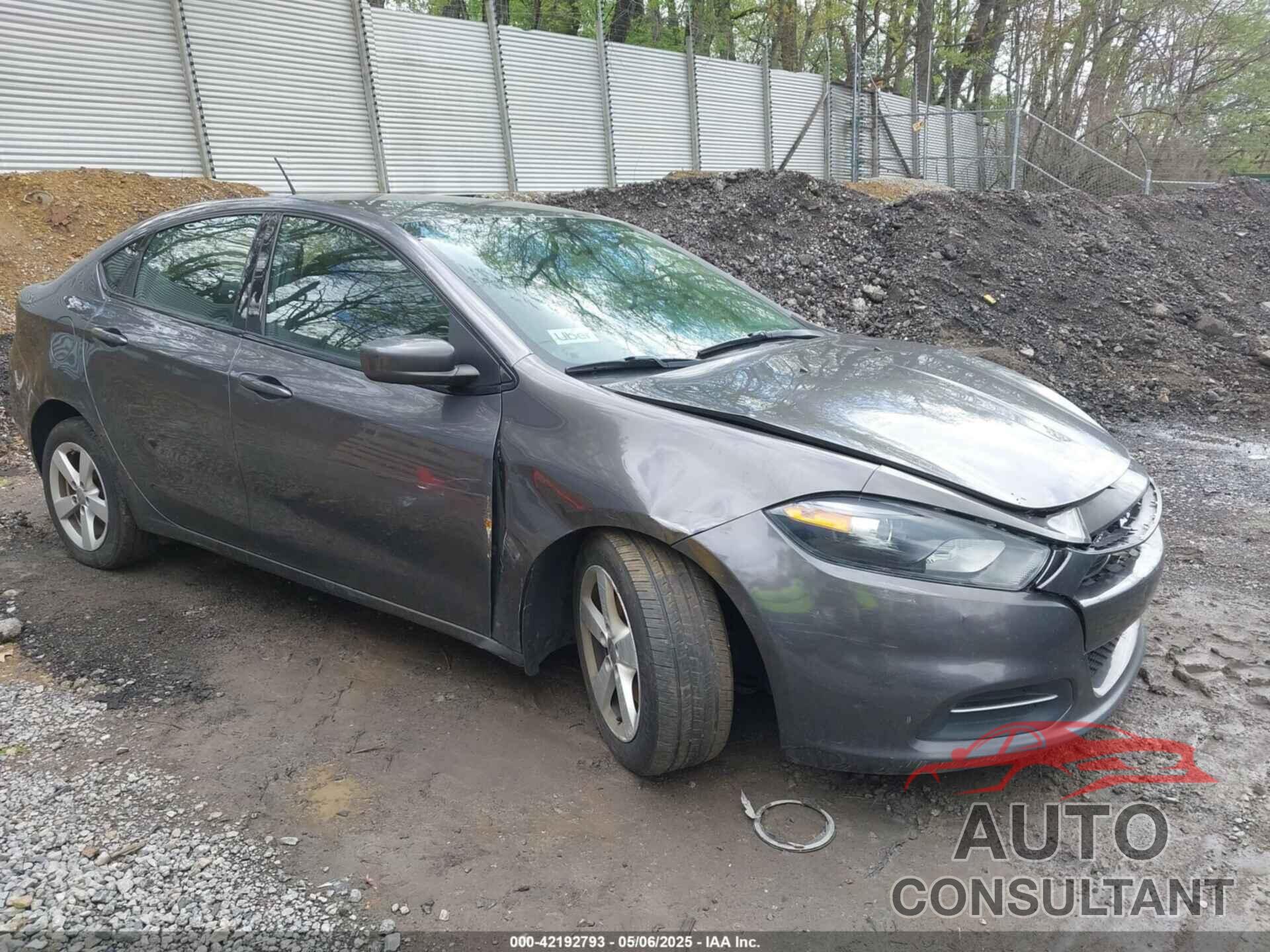 DODGE DART 2015 - 1C3CDFBB3FD243410