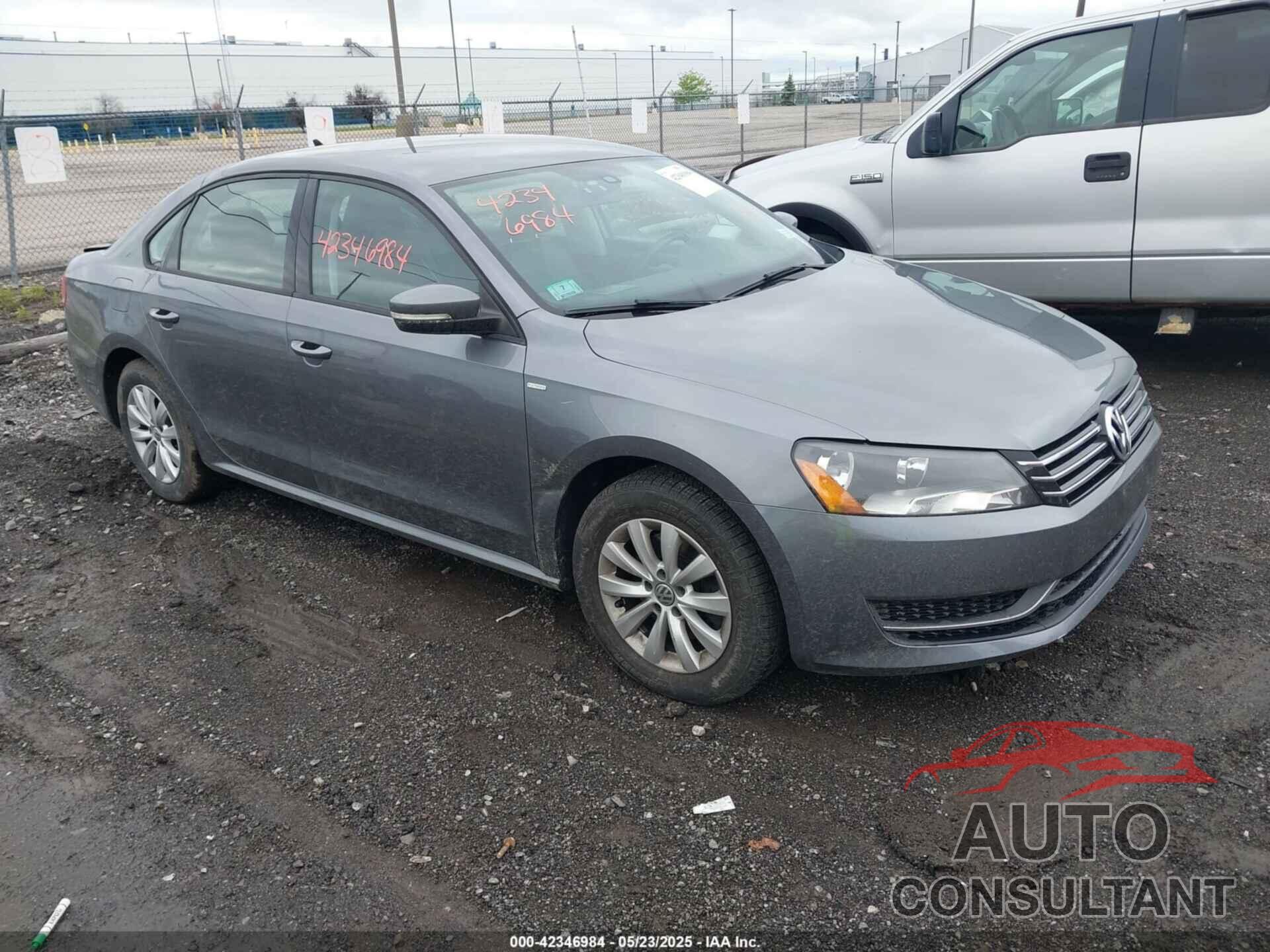 VOLKSWAGEN PASSAT 2014 - 1VWAT7A31EC117263