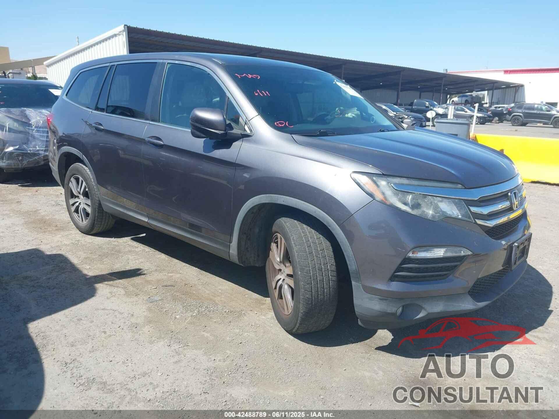 HONDA PILOT 2017 - 5FNYF6H59HB032480