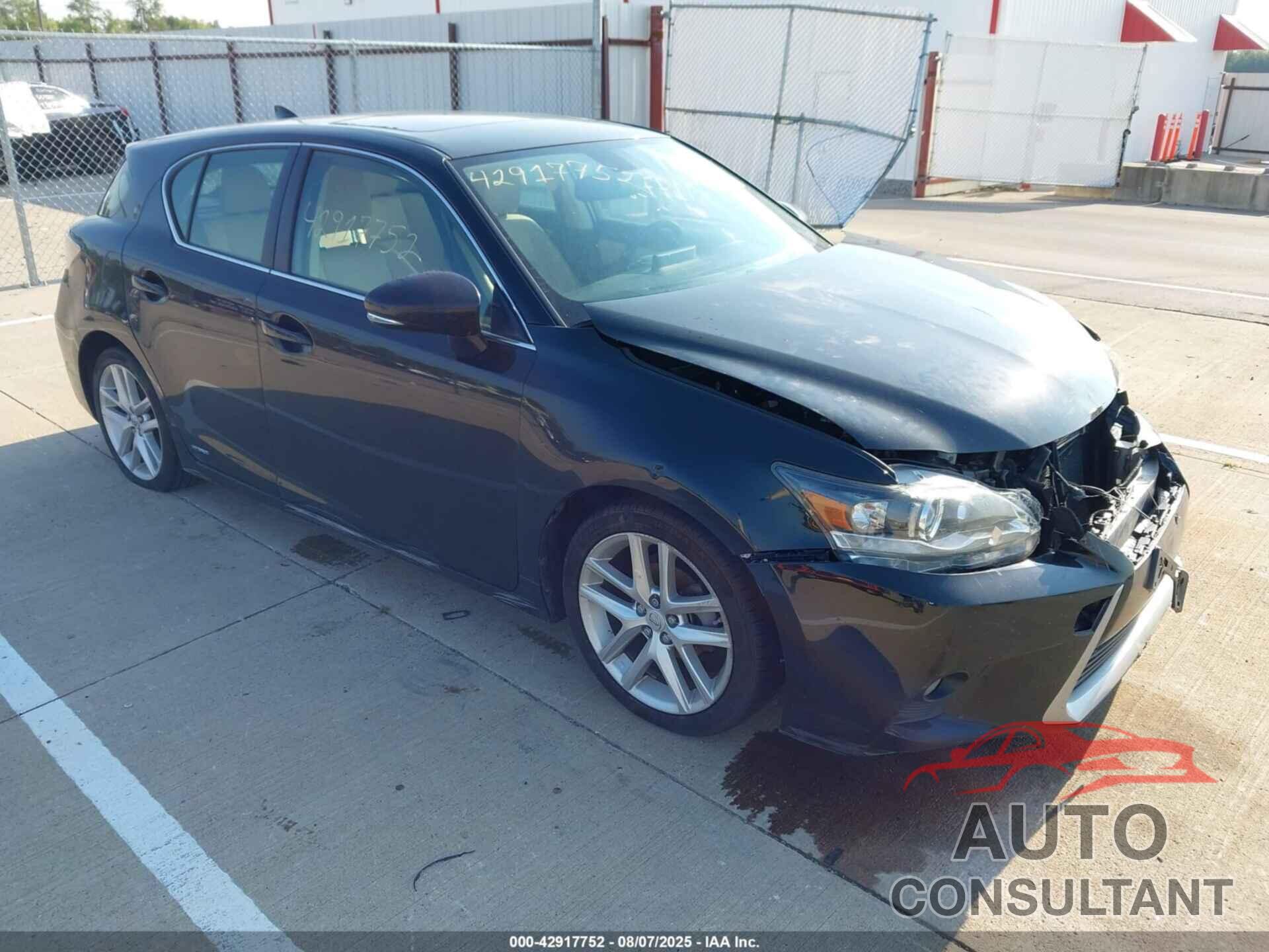 LEXUS CT 200H 2014 - JTHKD5BH6E2199563