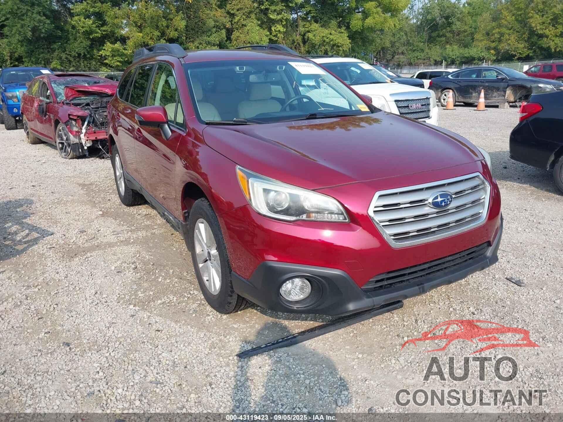 SUBARU OUTBACK 2015 - 4S4BSBFC0F3275032