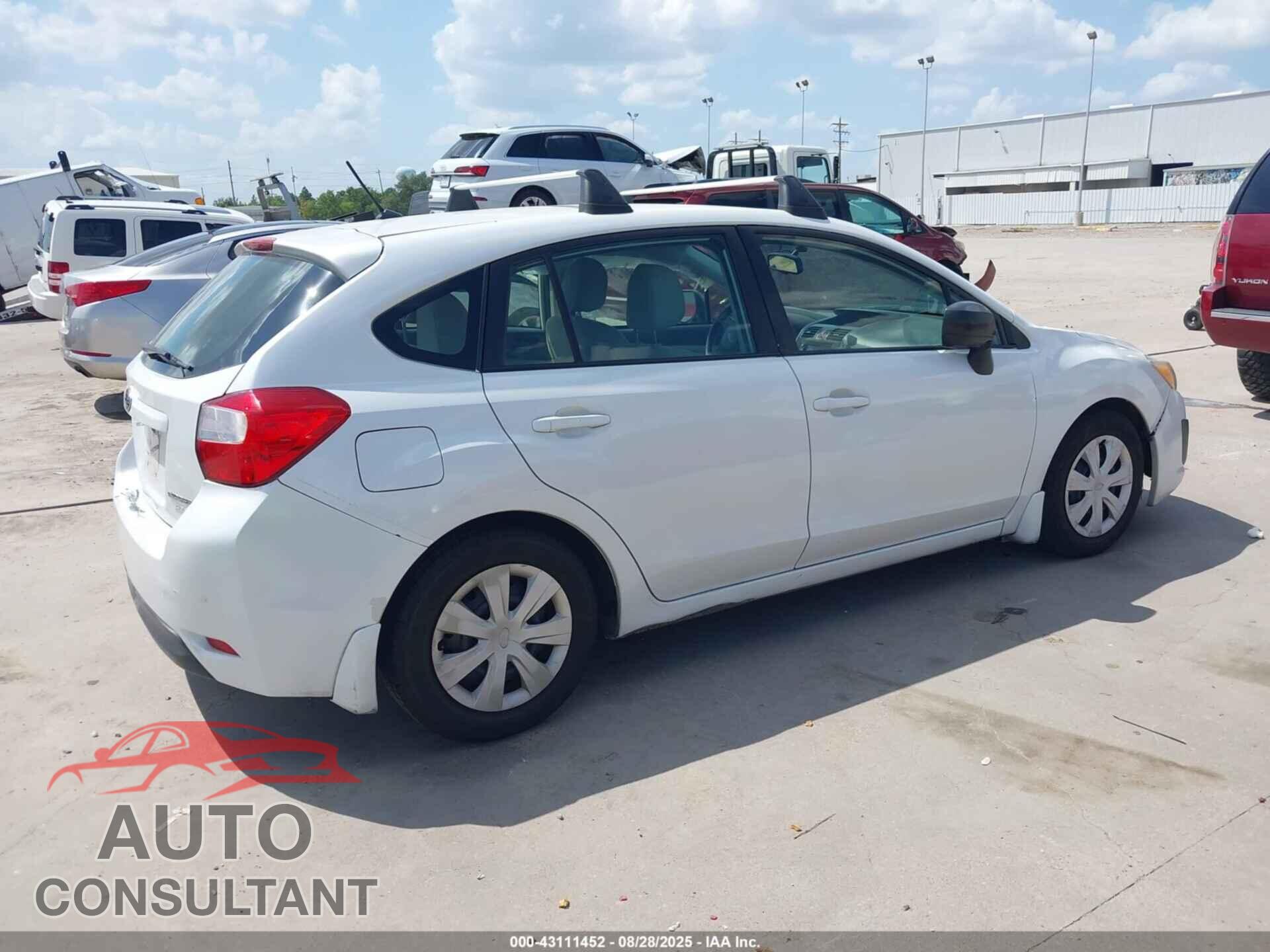 SUBARU IMPREZA 2012 - JF1GPAA68CH238418