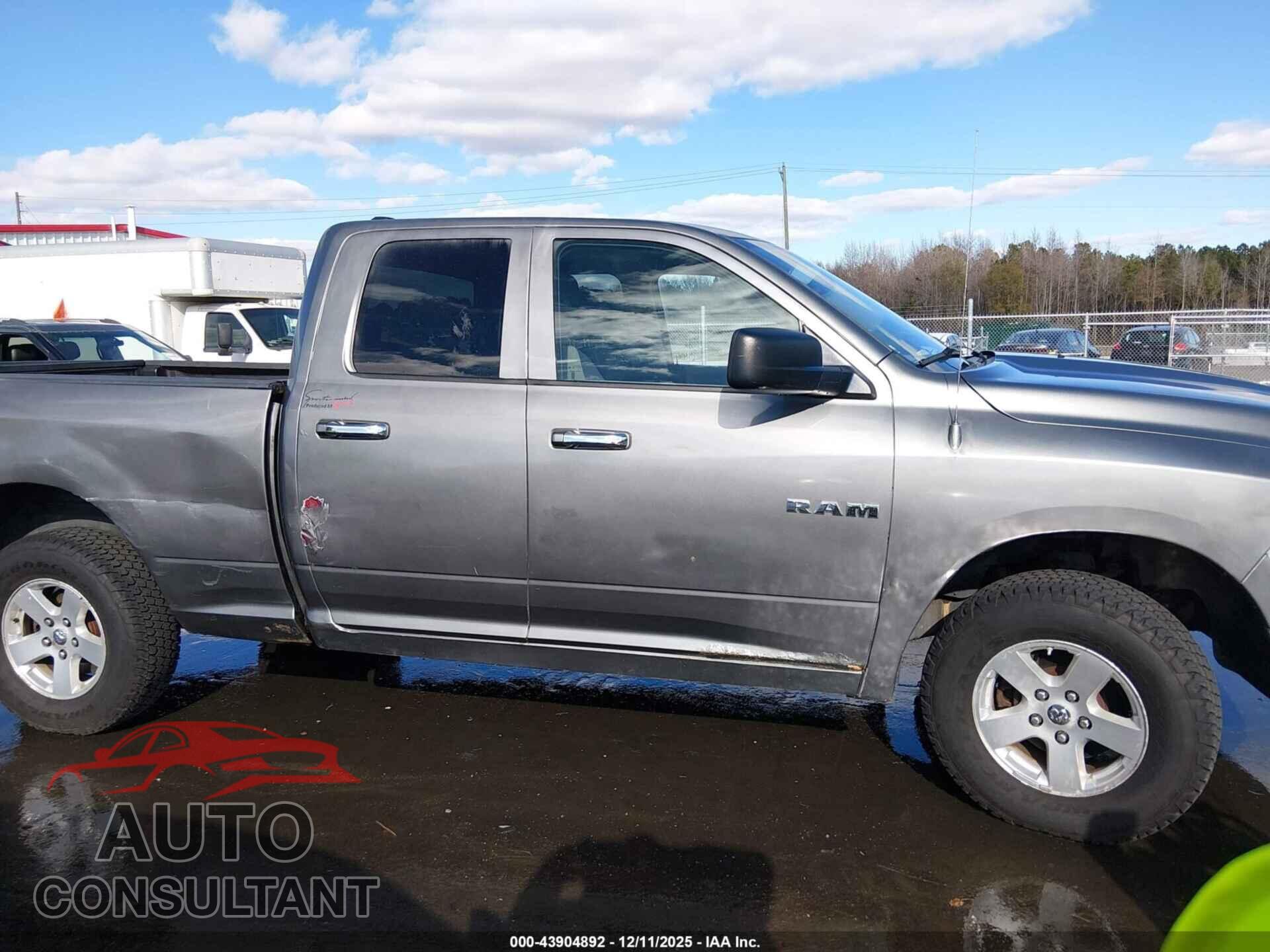DODGE RAM 1500 2009 - 1D3HV18P69S805229
