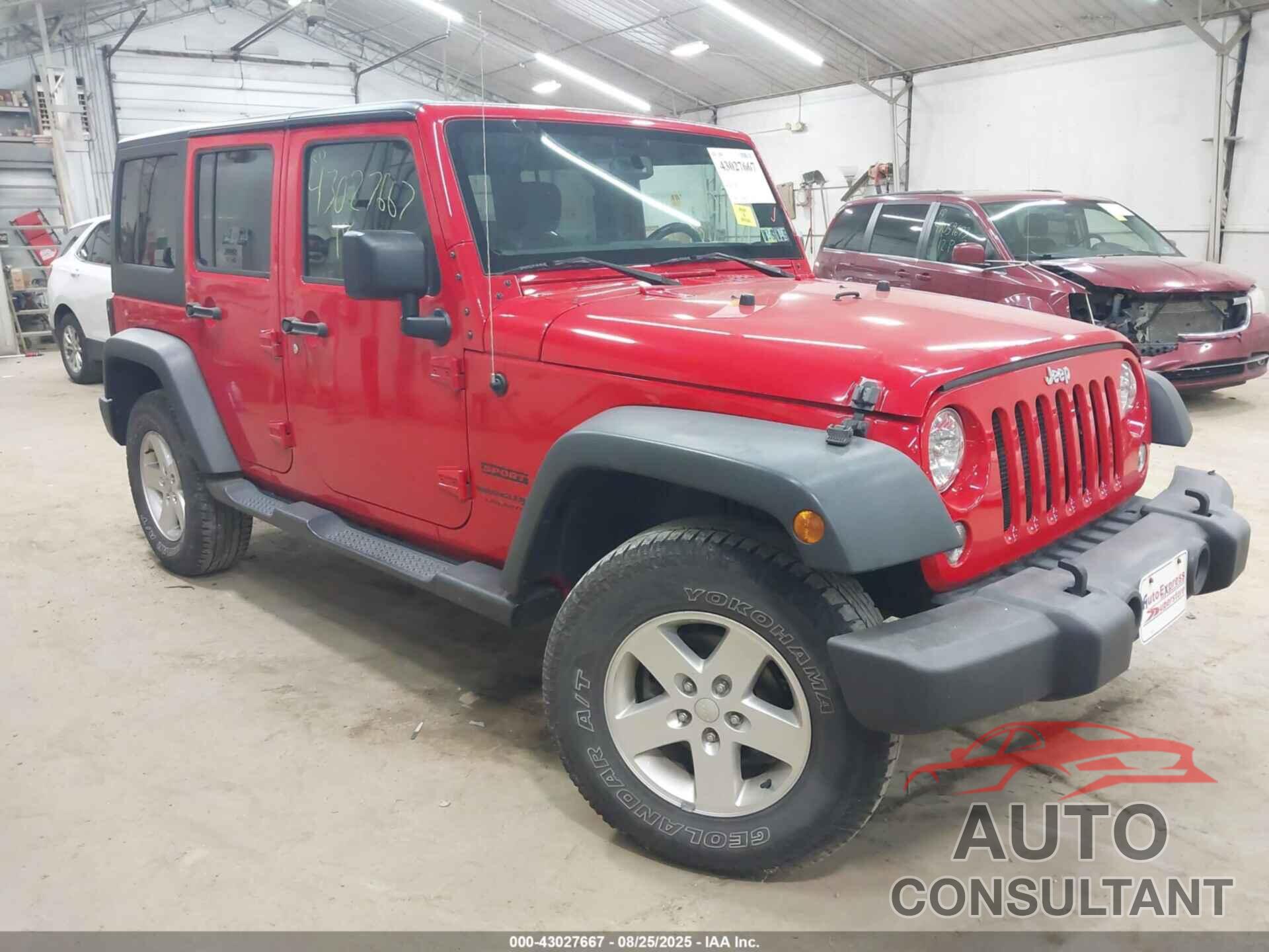 JEEP WRANGLER JK UNLIMITED 2018 - 1C4BJWDG3JL883849