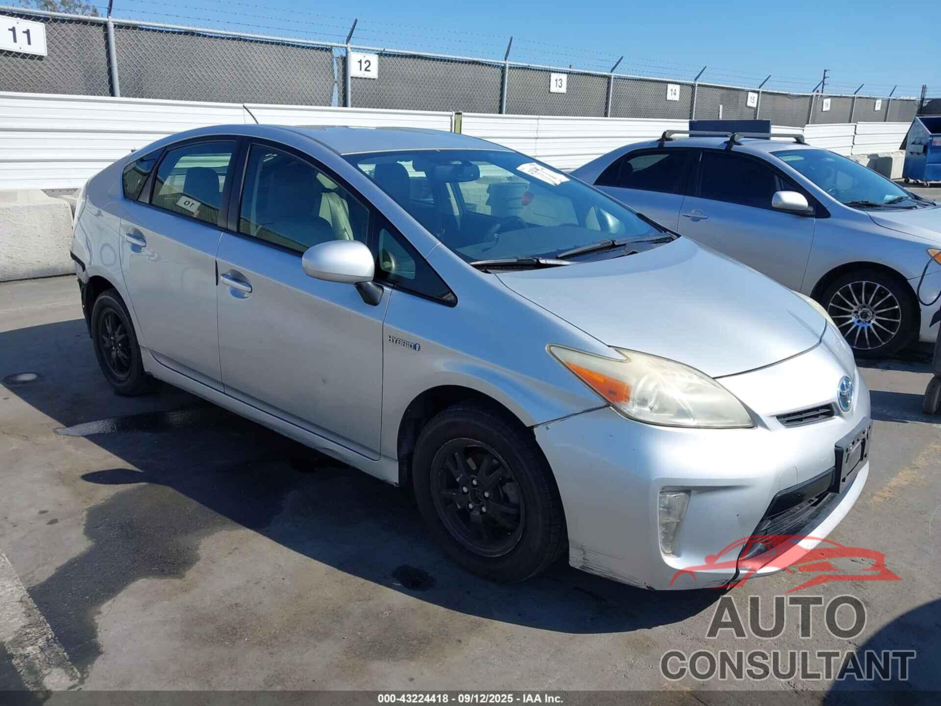 TOYOTA PRIUS 2013 - JTDKN3DU9D5539248