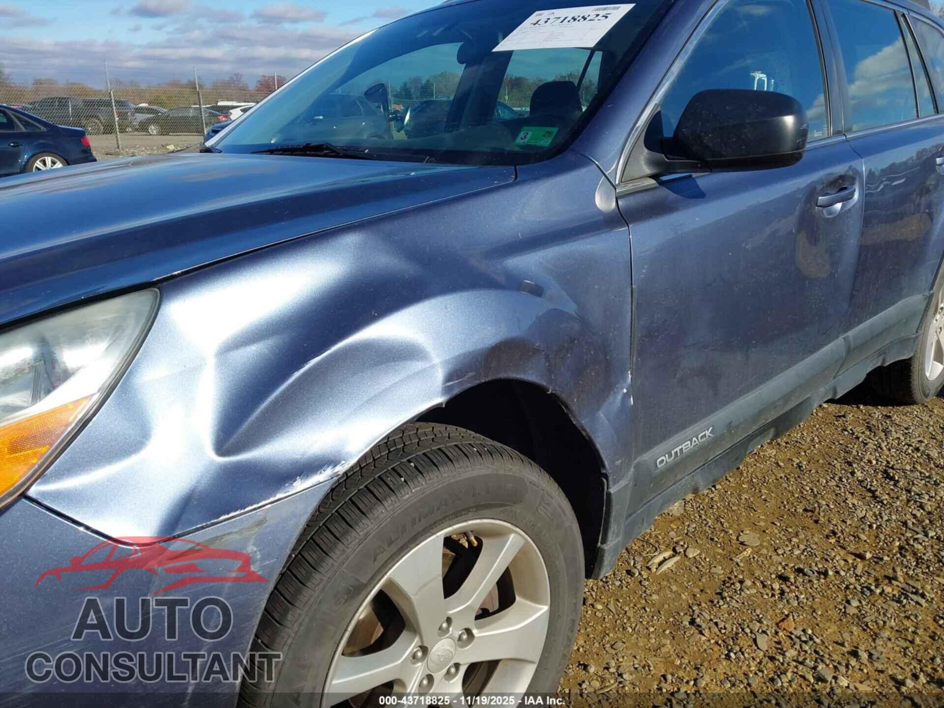 SUBARU OUTBACK 2014 - 4S4BRBAC4E3287055