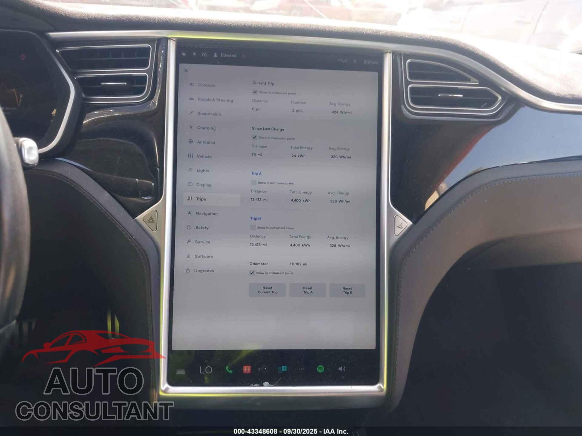 TESLA MODEL S 2014 - 5YJSA1H1XEFP55190