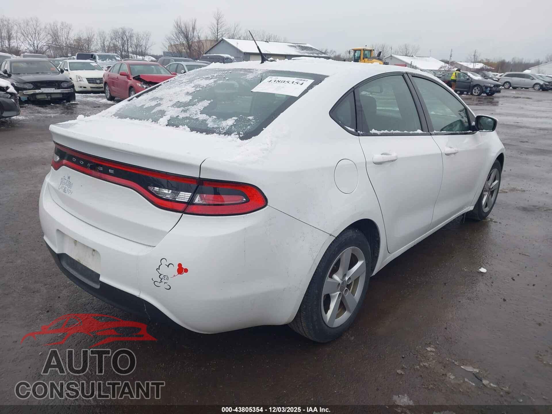 DODGE DART 2015 - 1C3CDFBB4FD432020