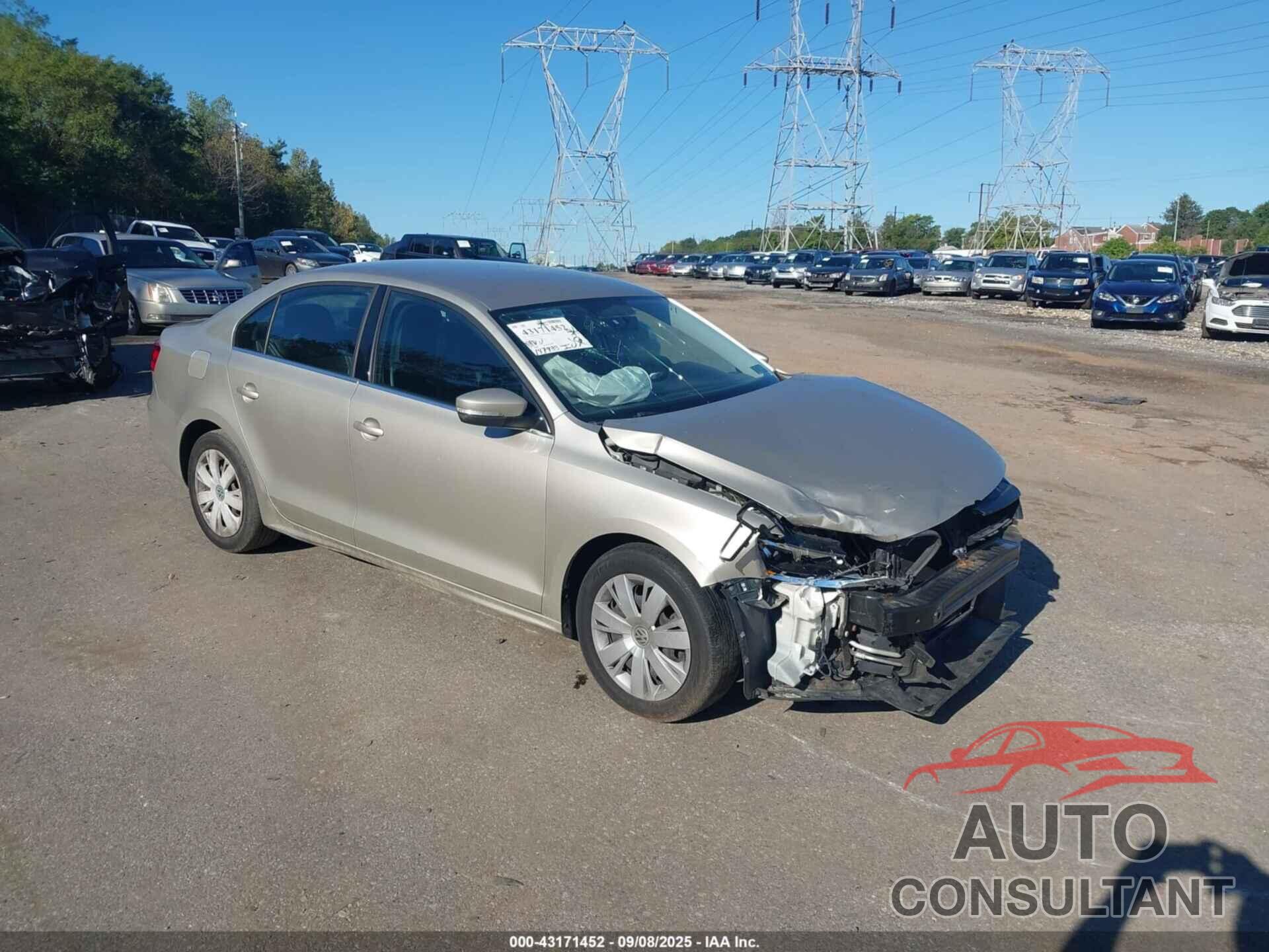 VOLKSWAGEN JETTA 2013 - 3VWDP7AJ7DM243964