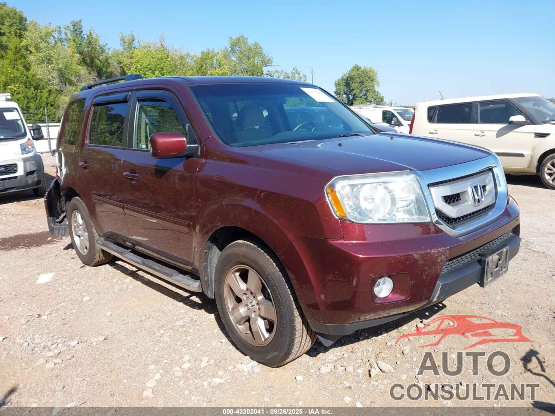 HONDA PILOT 2011 - 5FNYF3H47BB025315