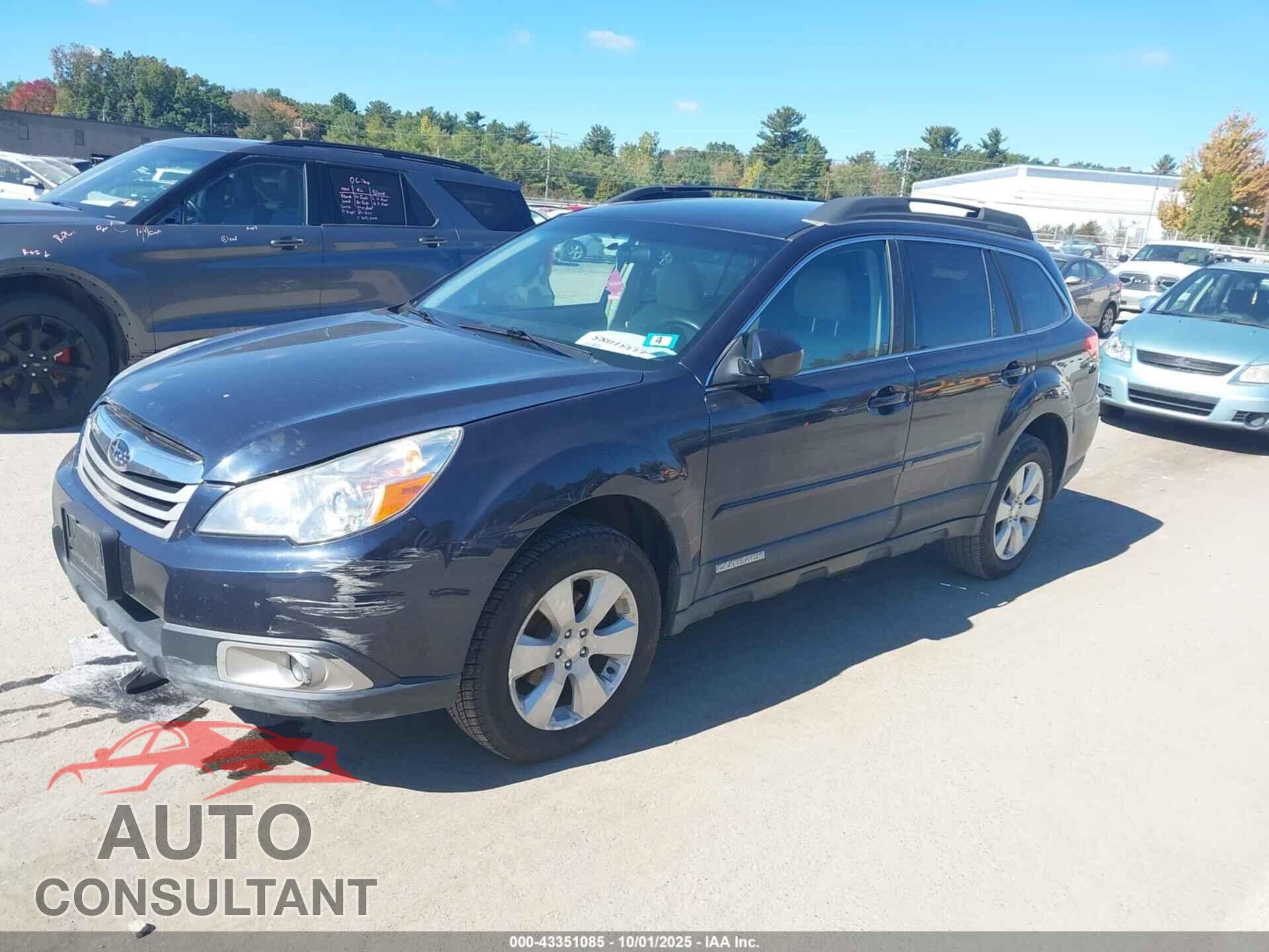 SUBARU OUTBACK 2012 - 4S4BRBCC8C3297856
