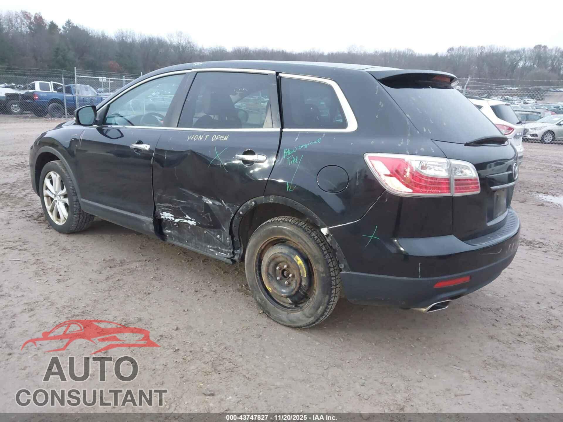 MAZDA CX-9 2011 - JM3TB3DA8B0312279