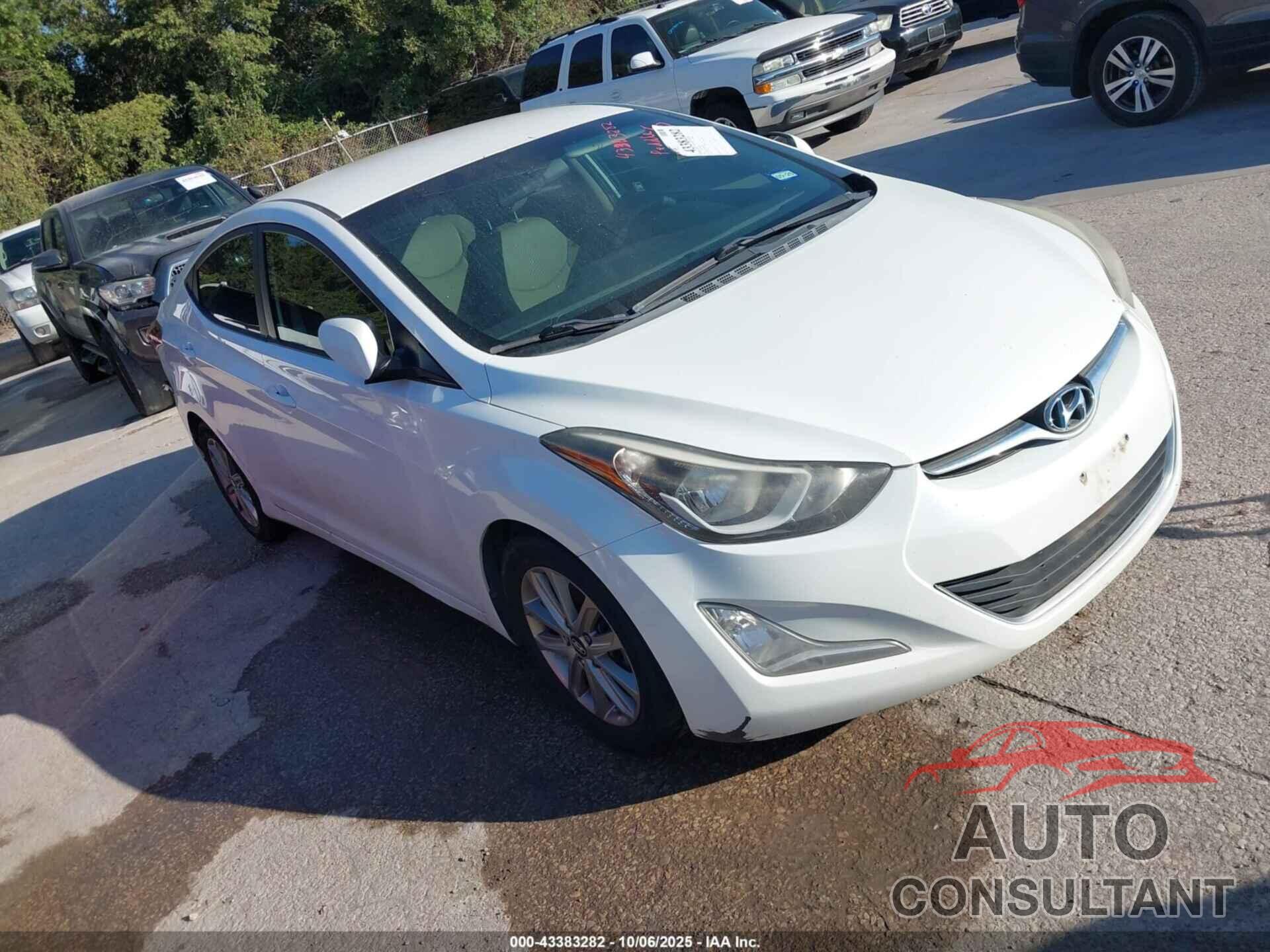 HYUNDAI ELANTRA 2014 - 5NPDH4AE8EH486594