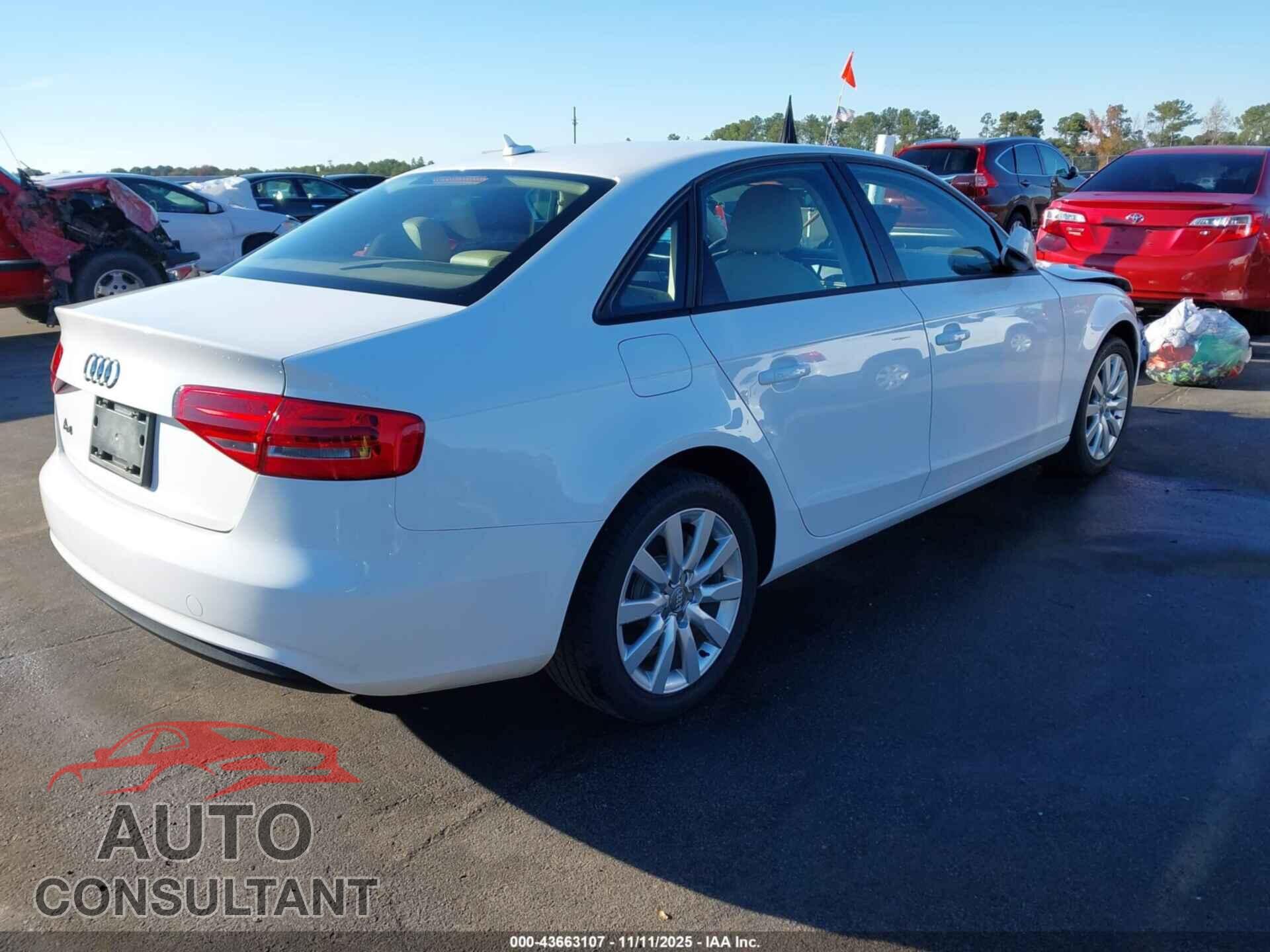 AUDI A4 2014 - WAUAFAFL4EA057052