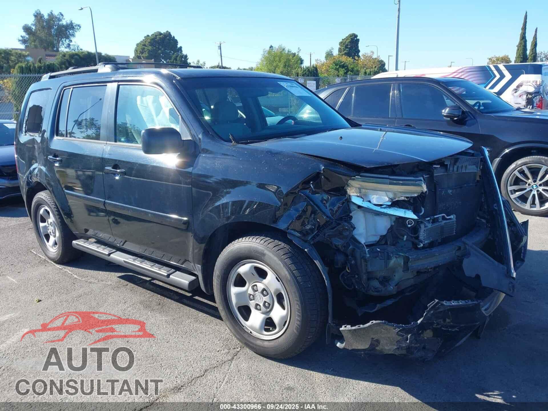 HONDA PILOT 2011 - 5FNYF3H29BB007767