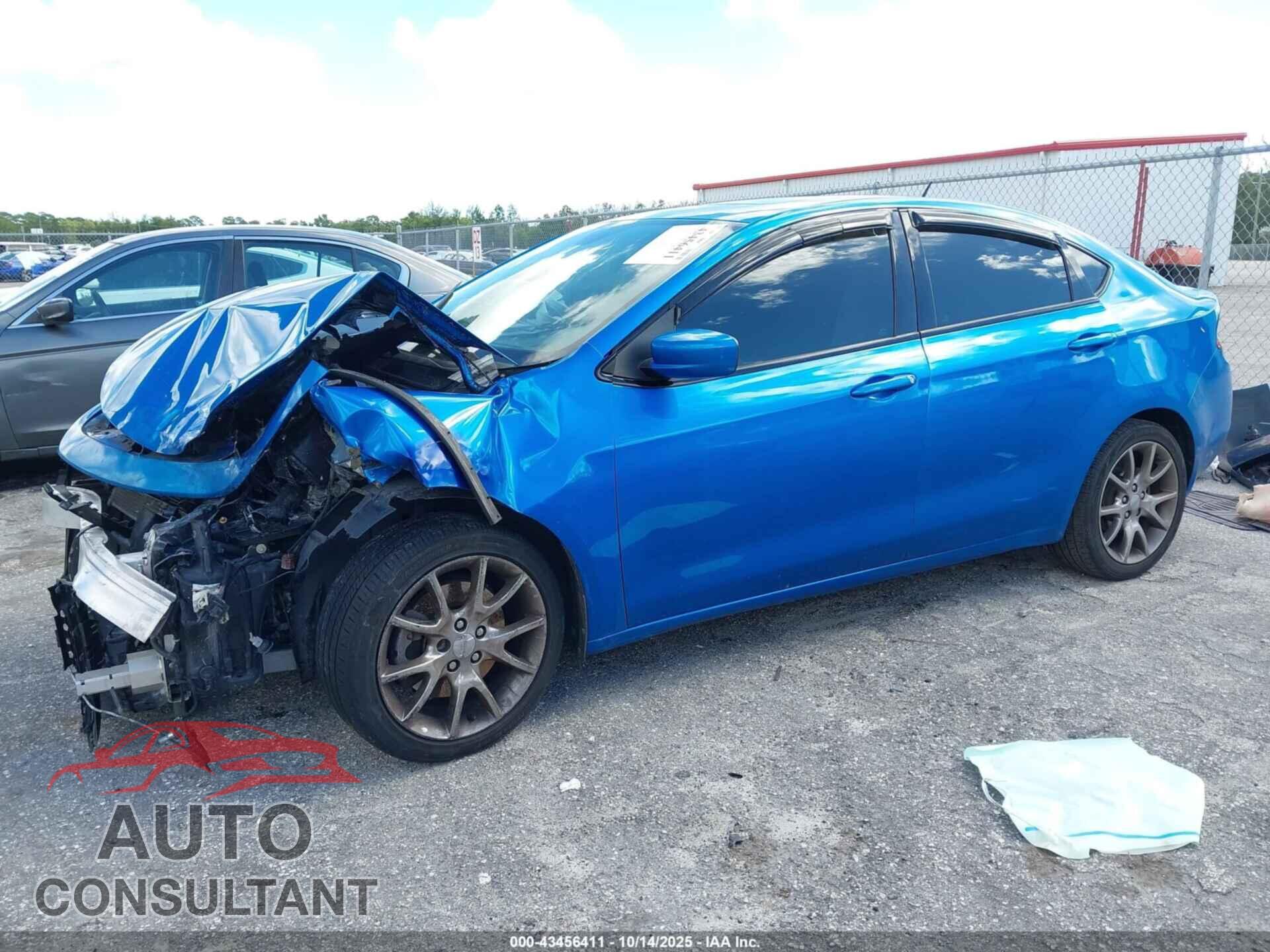 DODGE DART 2015 - 1C3CDFBB5FD225037