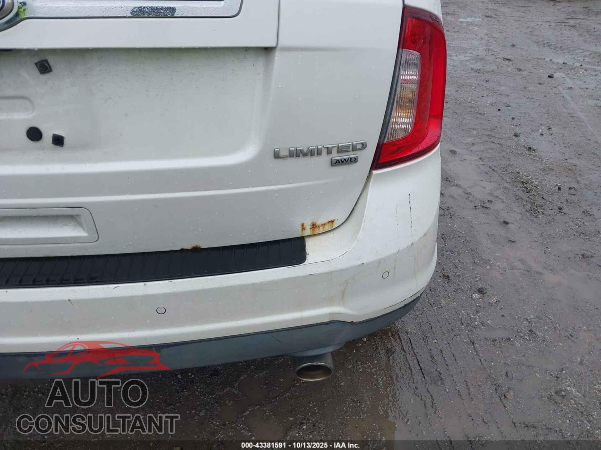 FORD EDGE 2011 - 2FMDK4KCXBBA51240