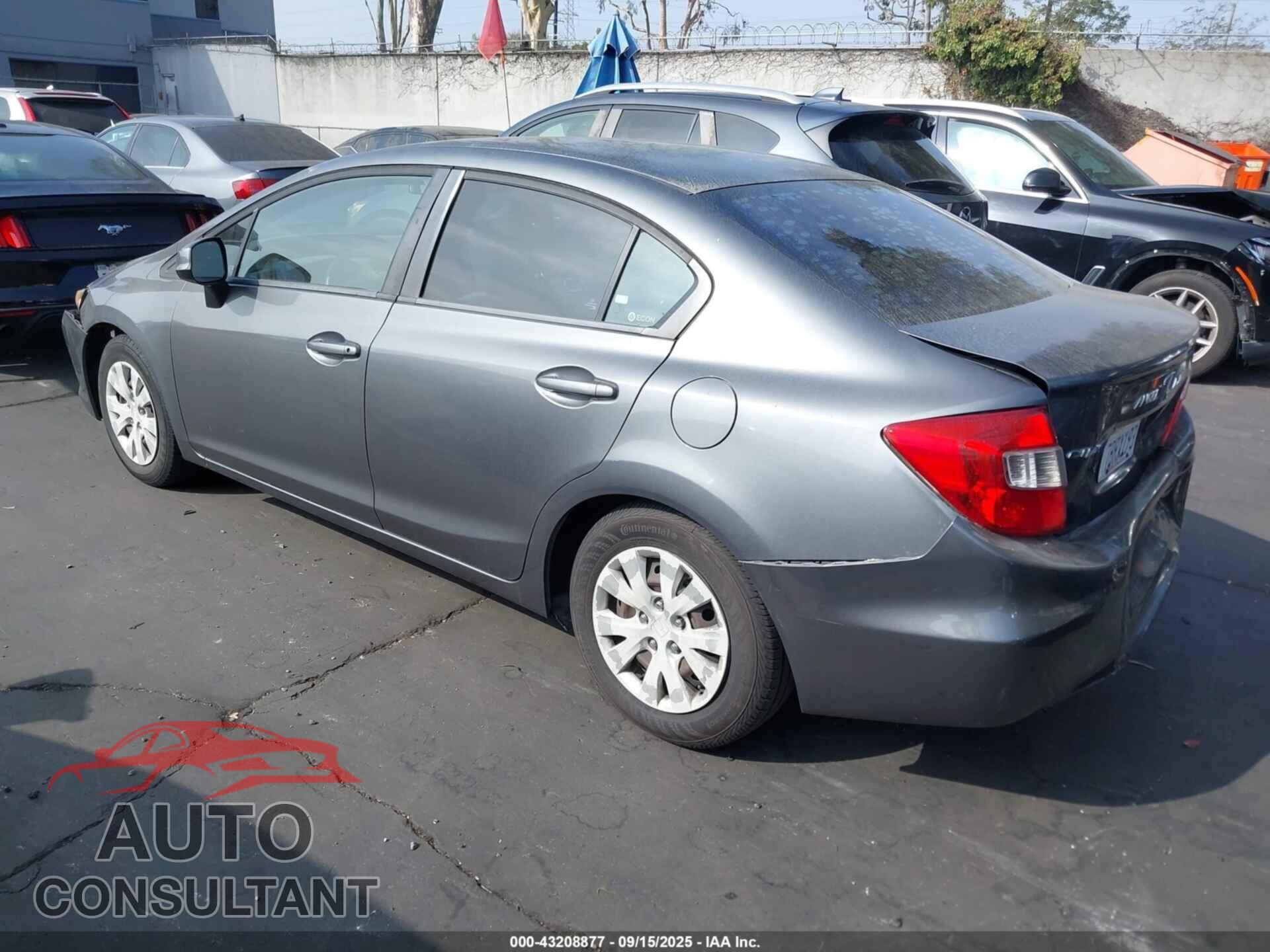 HONDA CIVIC 2012 - 19XFB2F54CE379275