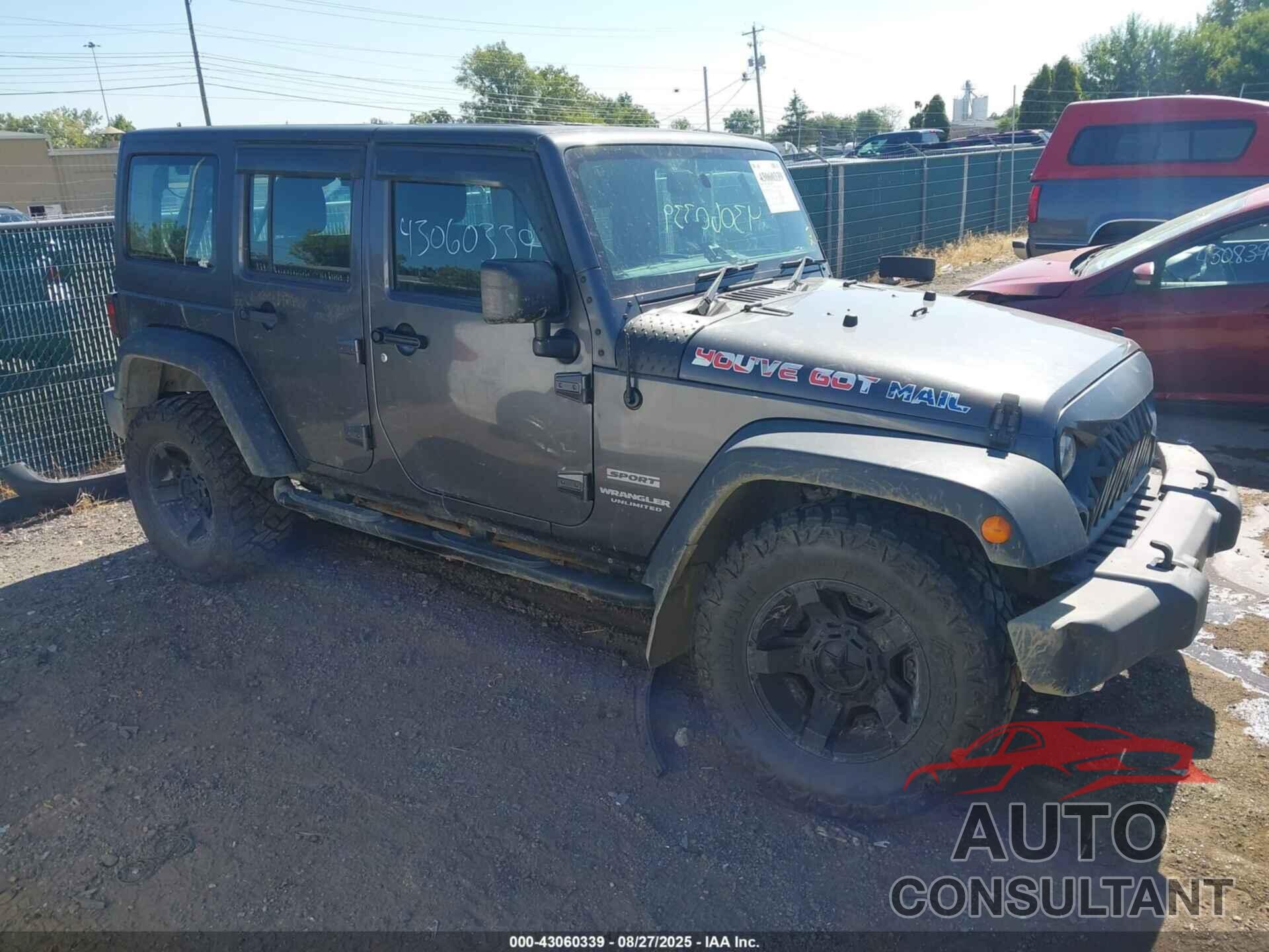JEEP WRANGLER UNLIMITED 2016 - 1C4BJWKG4GL156893