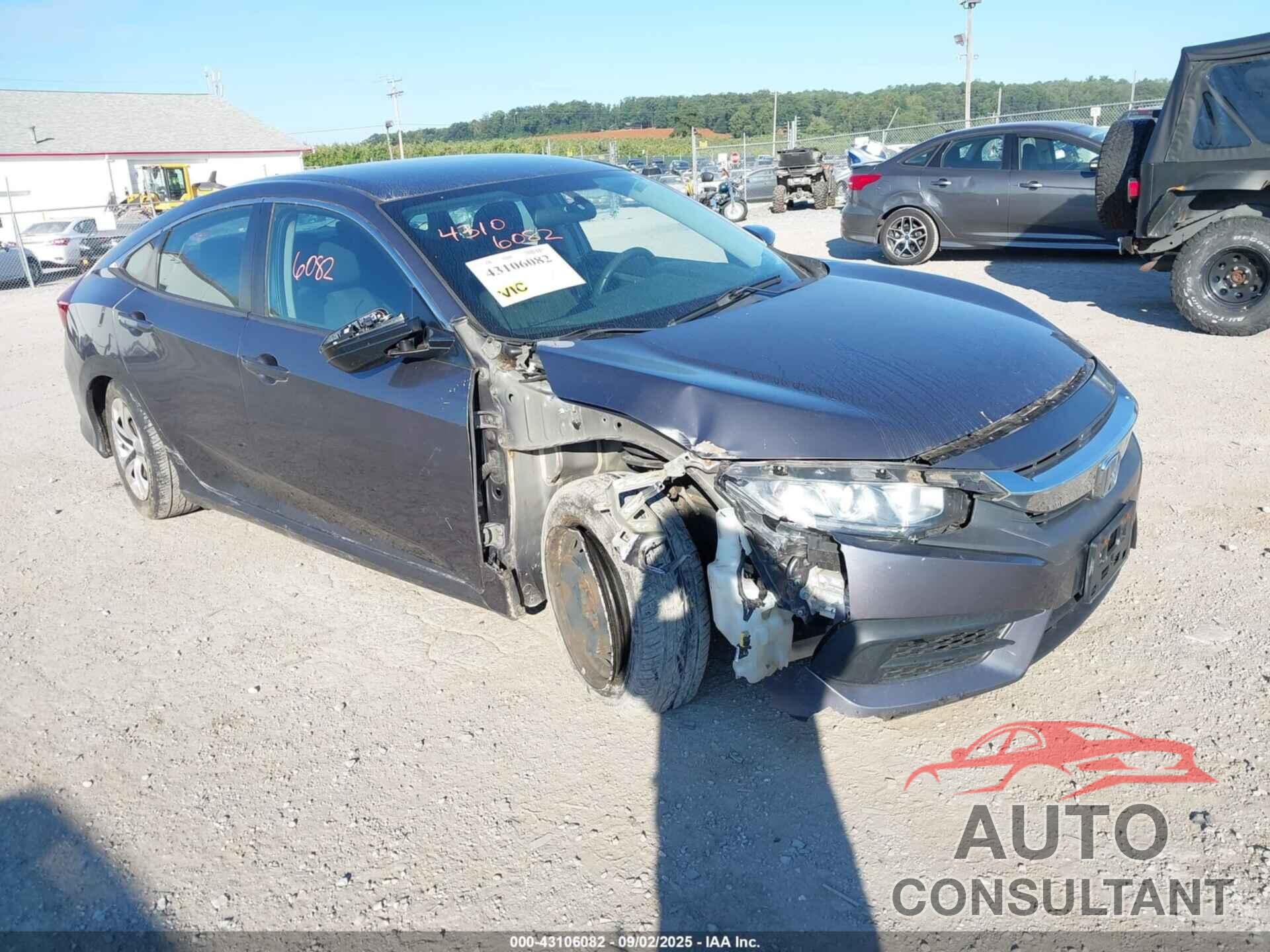 HONDA CIVIC 2017 - 19XFC2F58HE028566