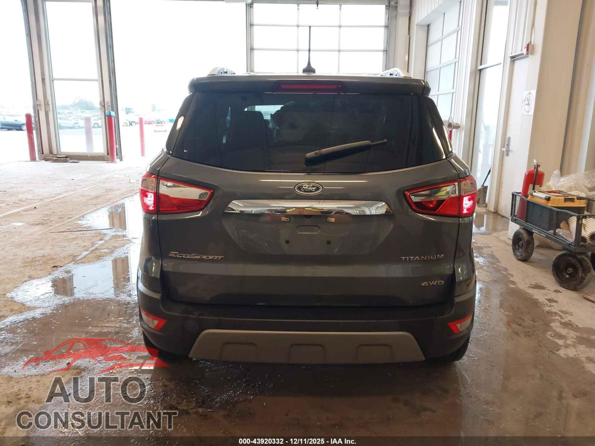 FORD ECOSPORT 2021 - MAJ6S3KL5MC396868