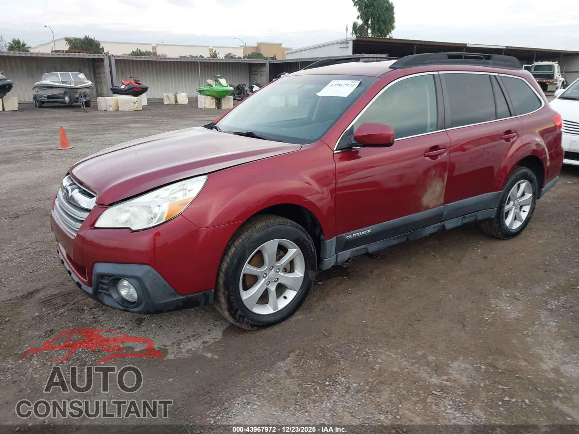 SUBARU OUTBACK 2013 - 4S4BRBCC8D3245337