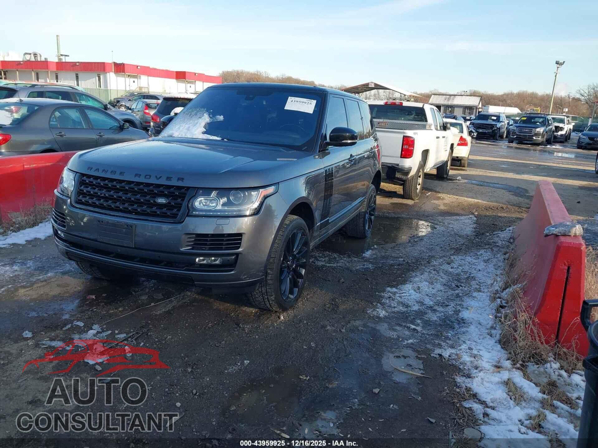 LAND ROVER RANGE ROVER 2016 - SALGS2EF4GA264286