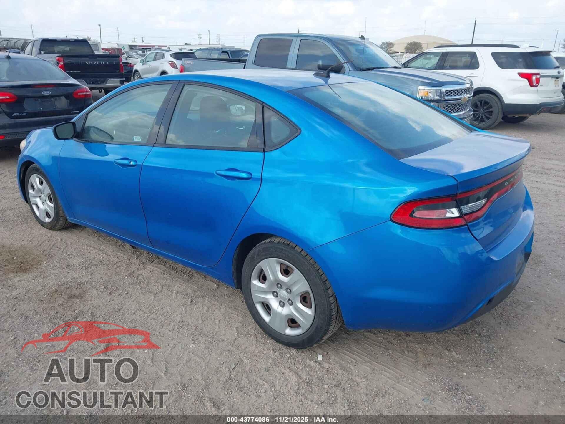 DODGE DART 2015 - 1C3CDFAA9FD331340
