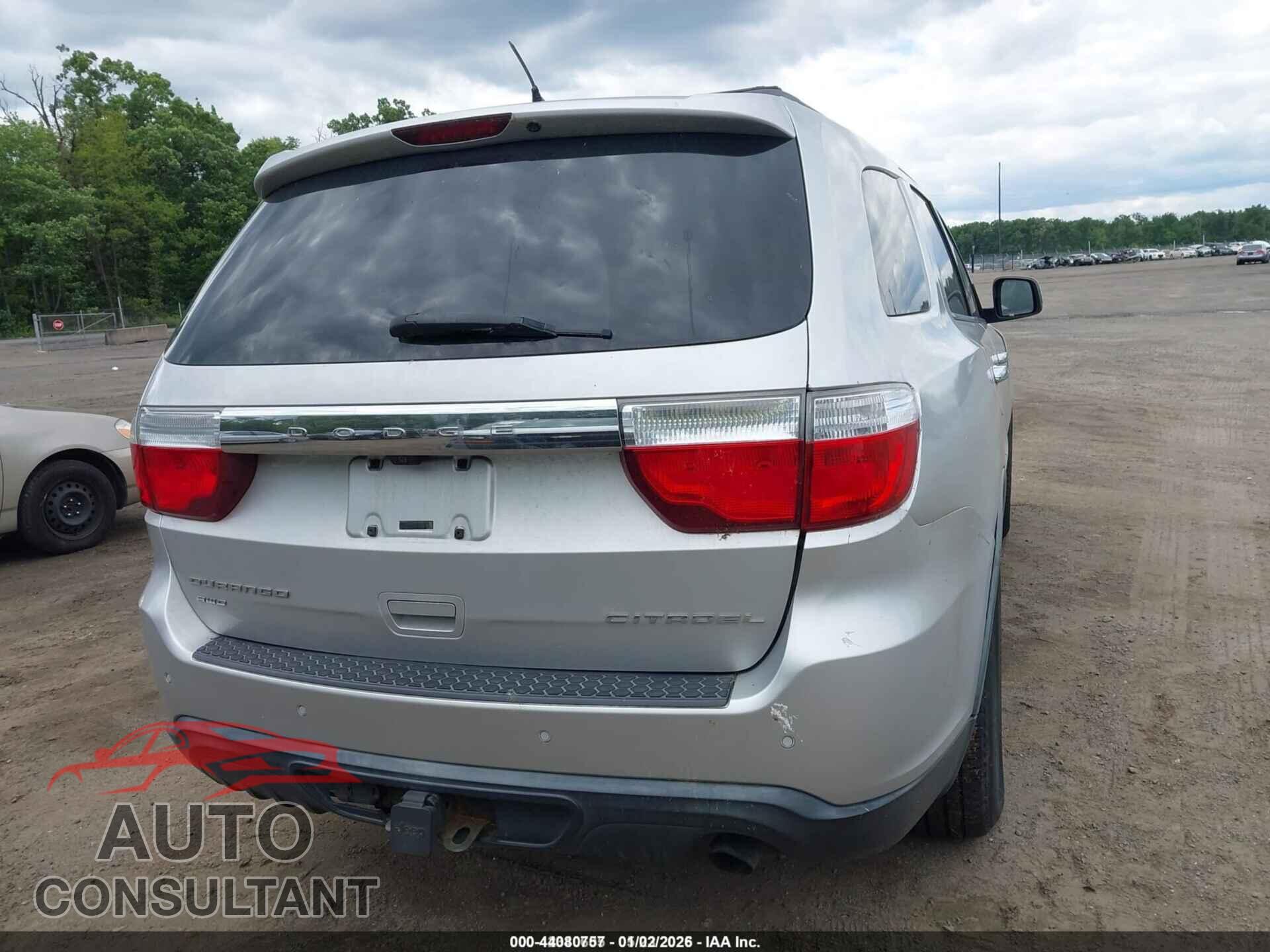 DODGE DURANGO 2011 - 1D4RE2GG0BC618754
