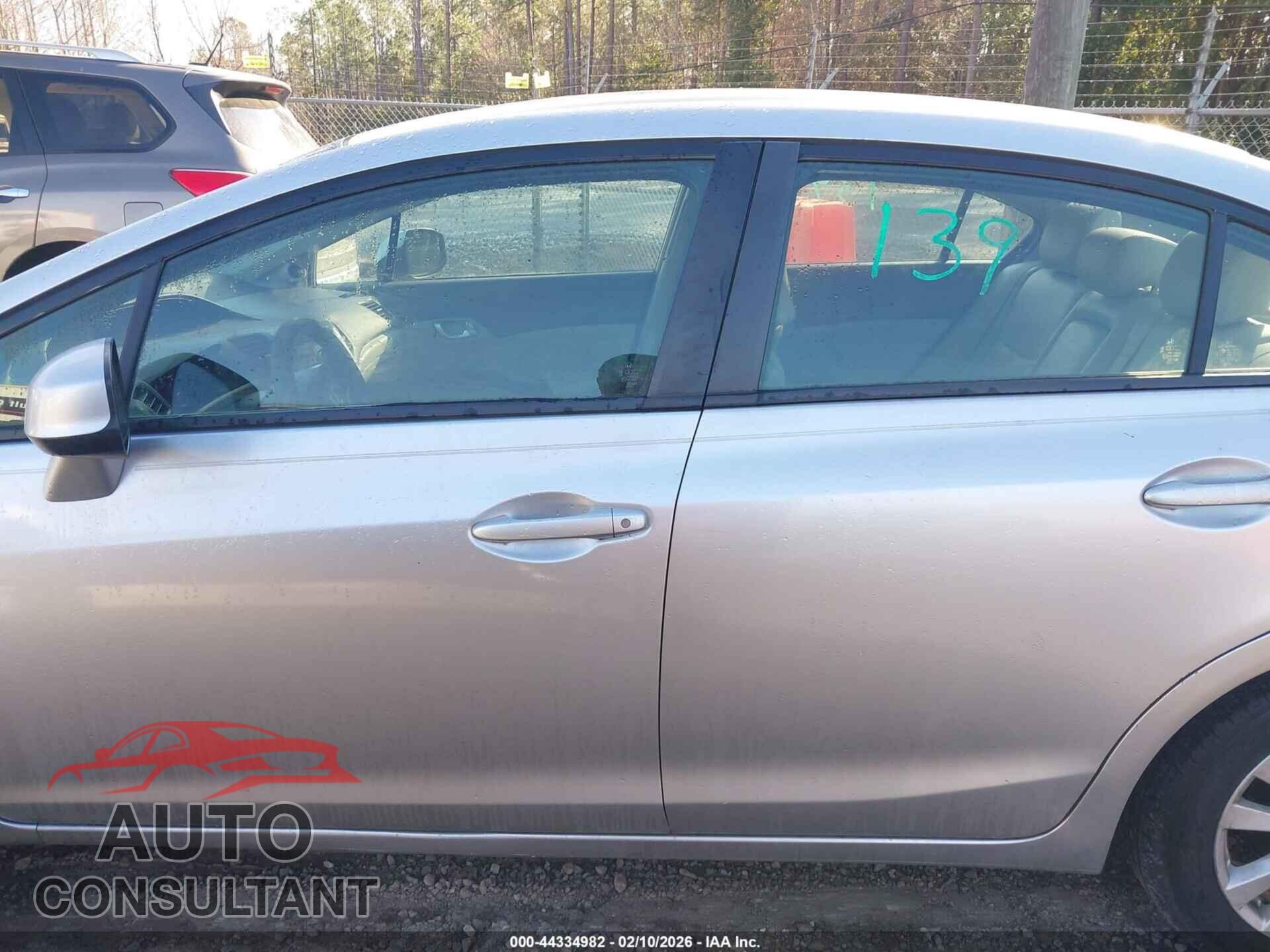 HONDA CIVIC 2012 - JHMFB2F89CS001801