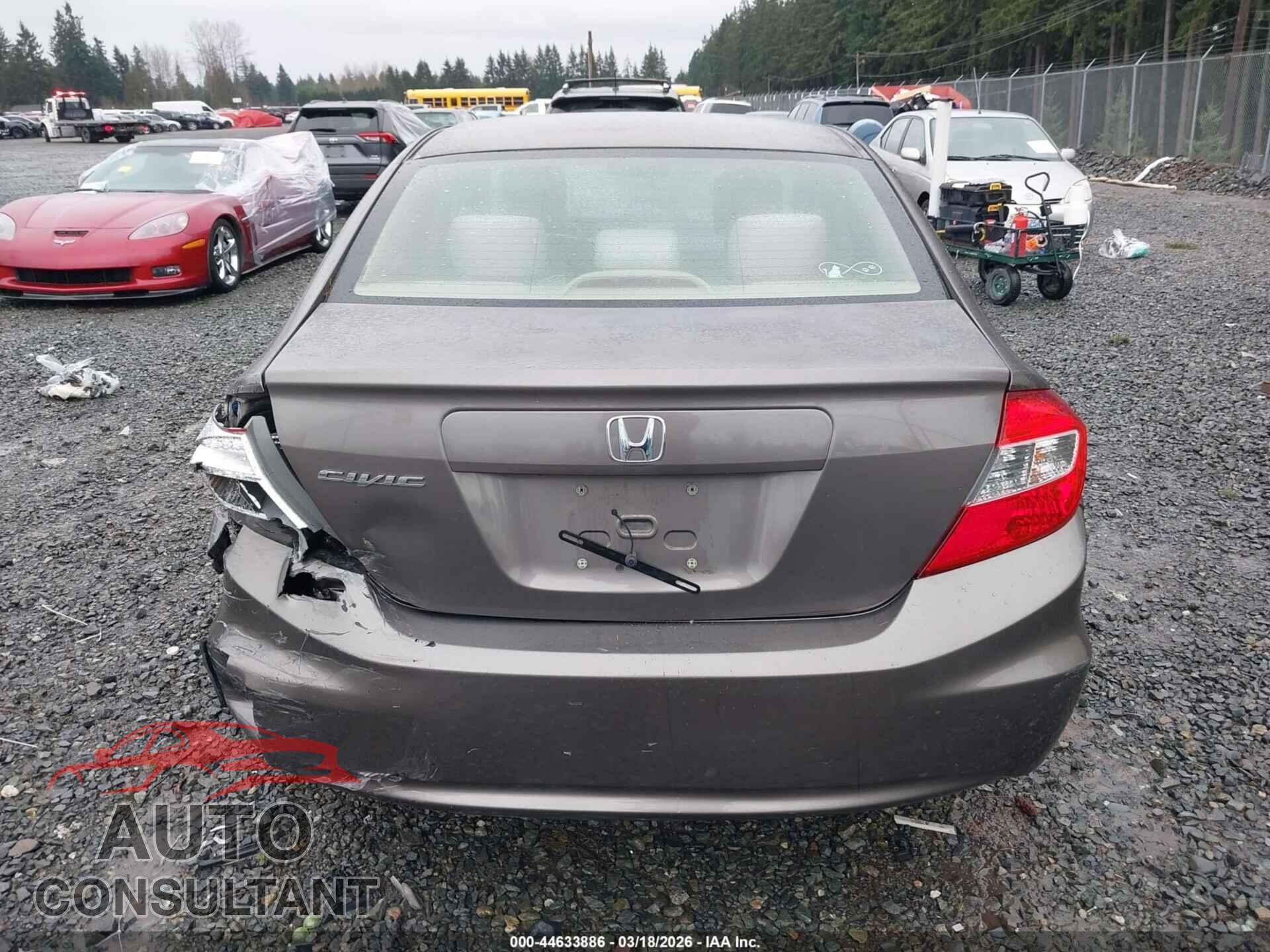 HONDA CIVIC 2012 - JHMFB2F54CS005454
