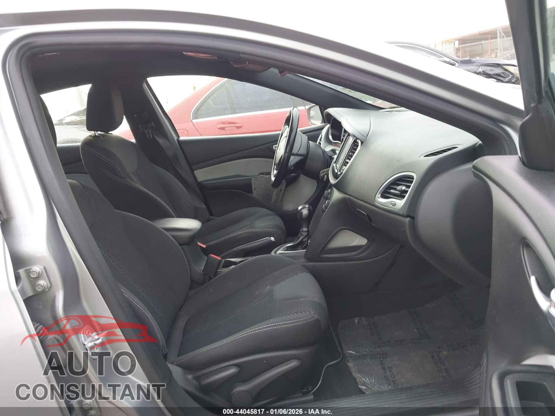 DODGE DART 2015 - 1C3CDFBB3FD433434