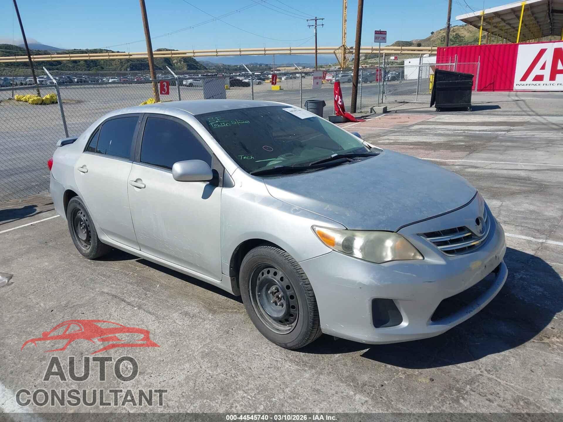 TOYOTA COROLLA 2013 - 5YFBU4EEXDP189342