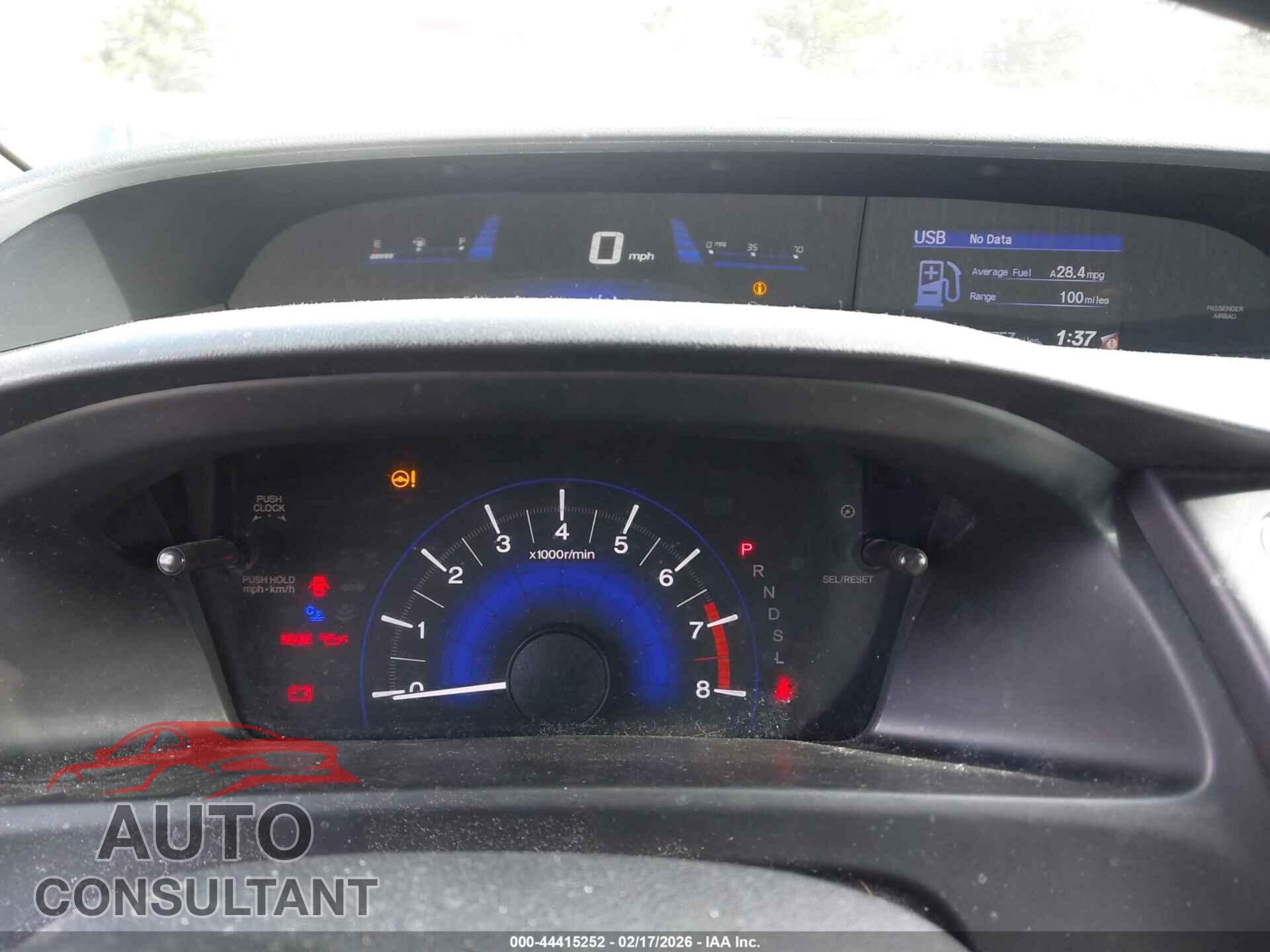 HONDA CIVIC 2014 - 19XFB2F5XEE218092