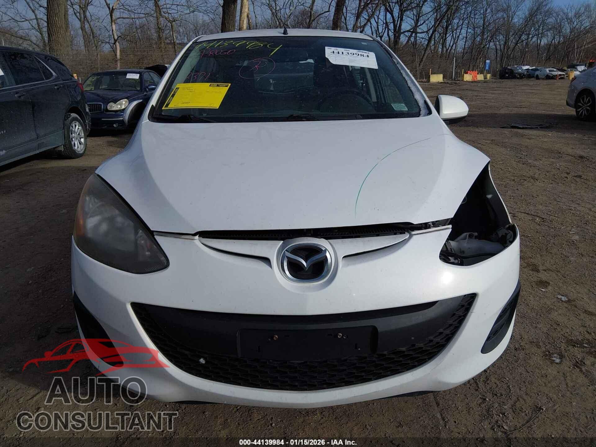 MAZDA MAZDA2 2013 - JM1DE1KY2D0156316