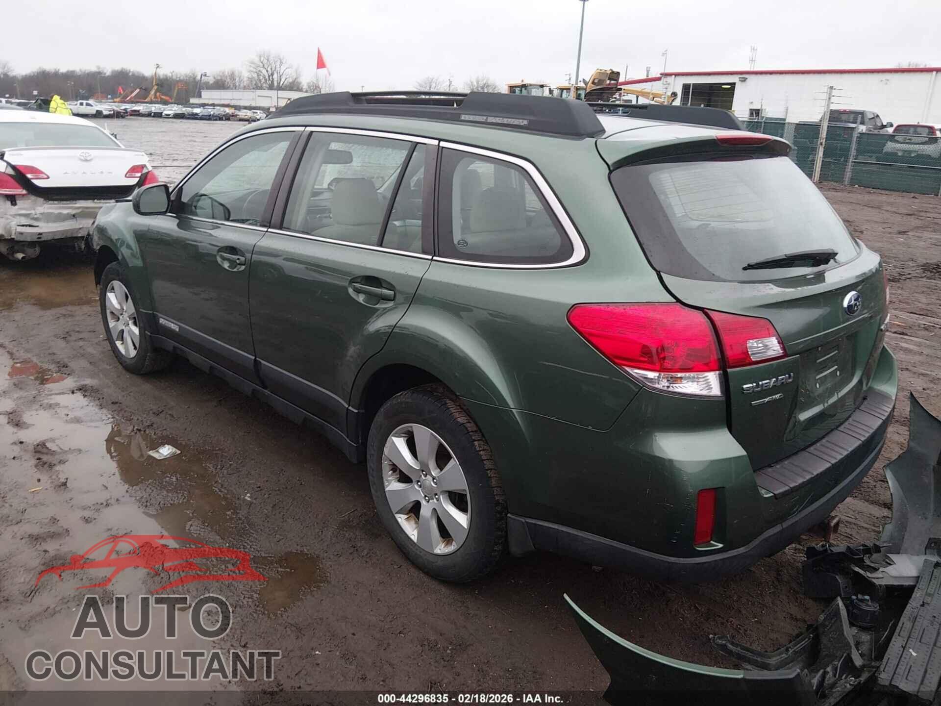 SUBARU OUTBACK 2012 - 4S4BRCAC8C3286705