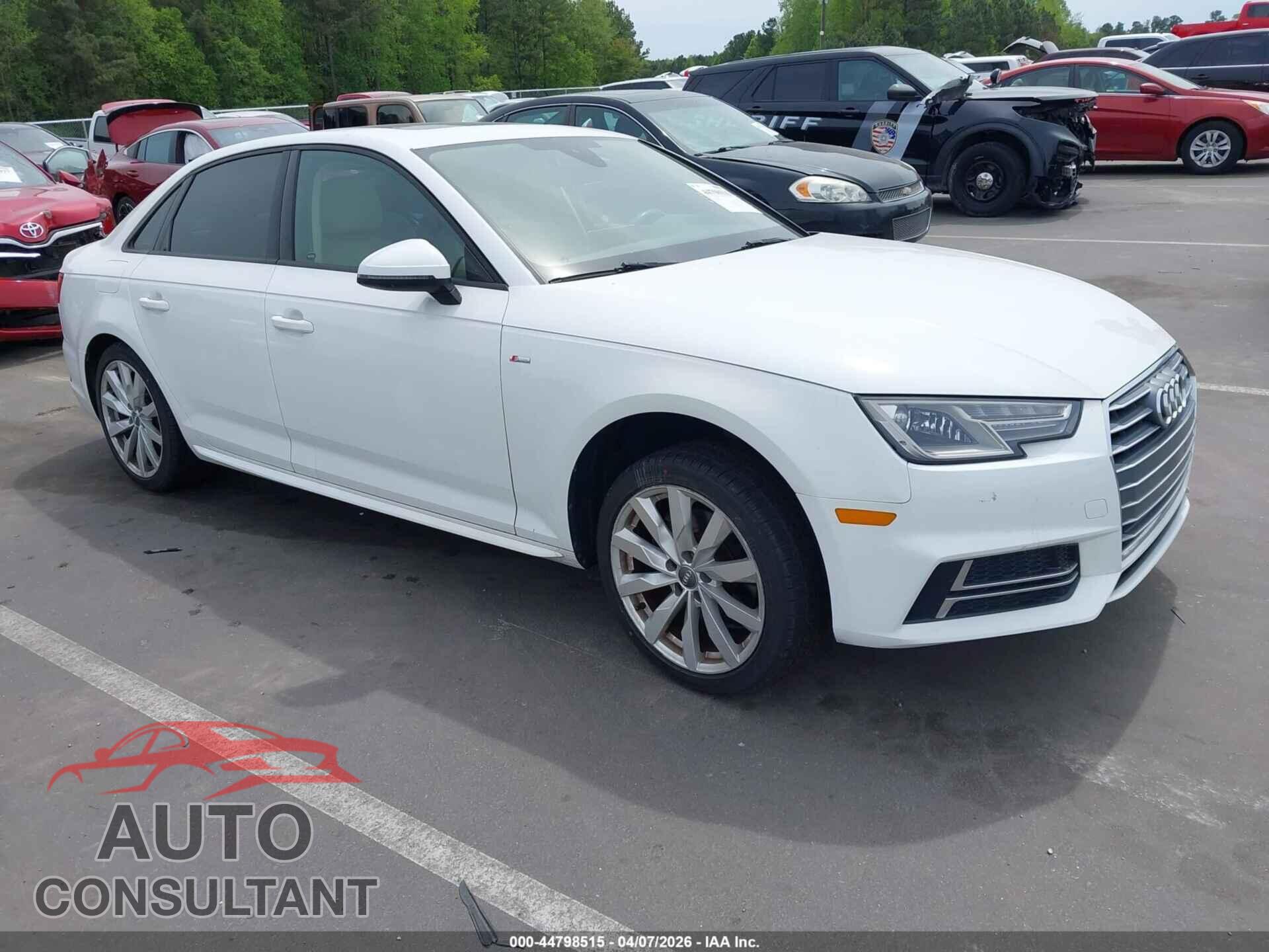 AUDI A4 2018 - WAUKMAF46JA223813