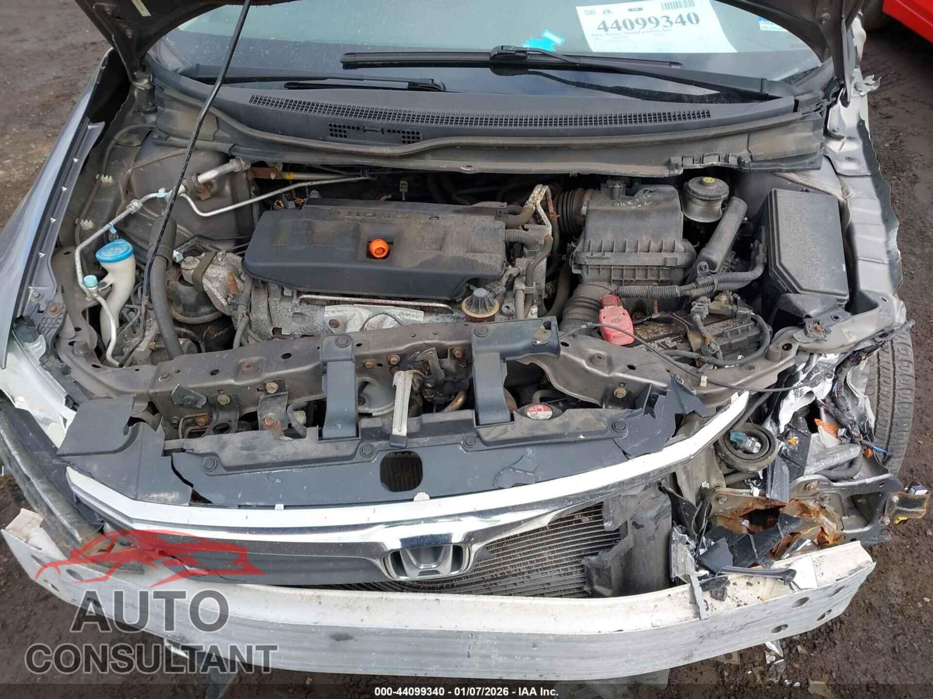 HONDA CIVIC 2012 - 19XFB2F87CE332042