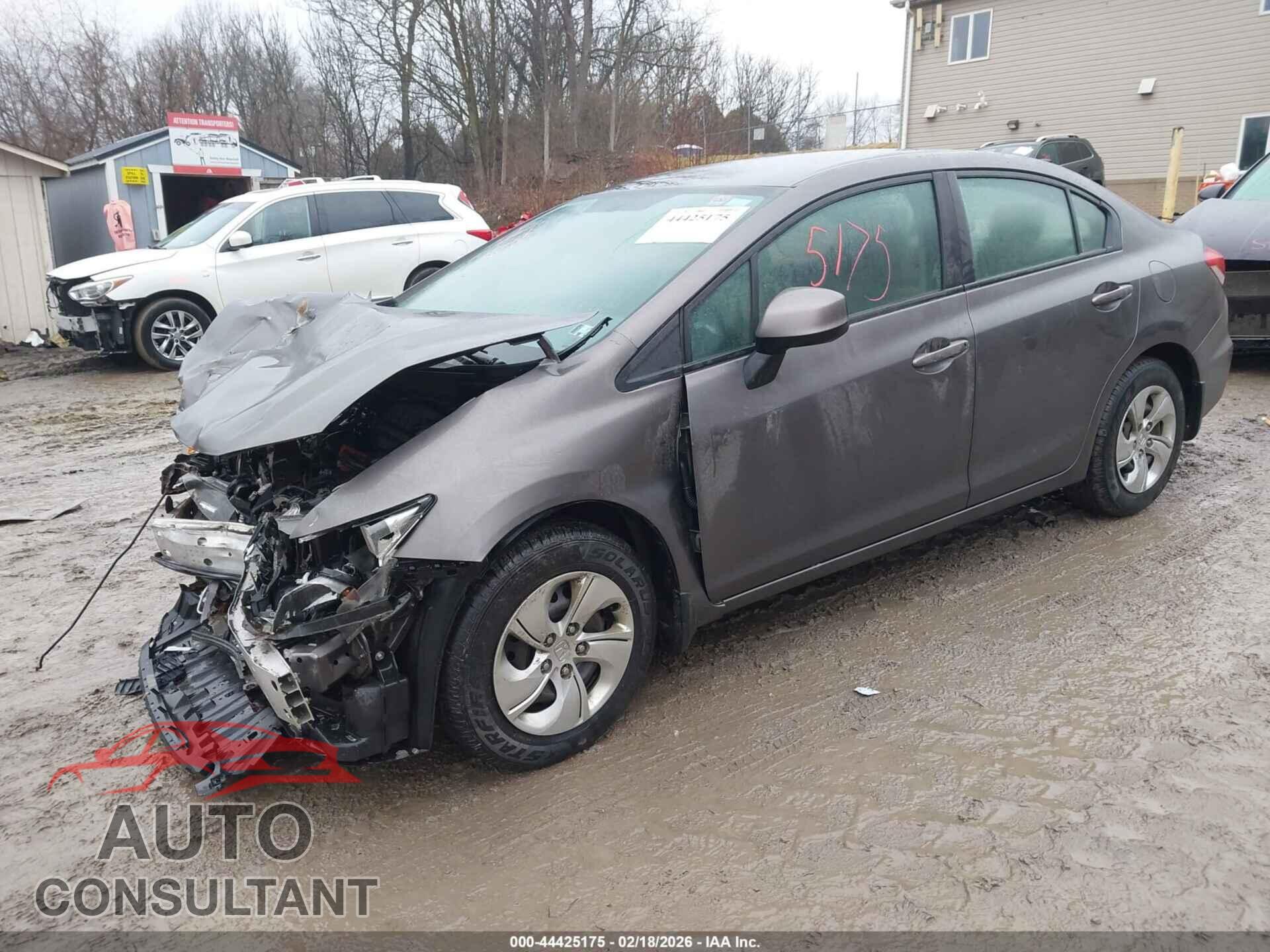 HONDA CIVIC 2013 - 19XFB2F58DE248254
