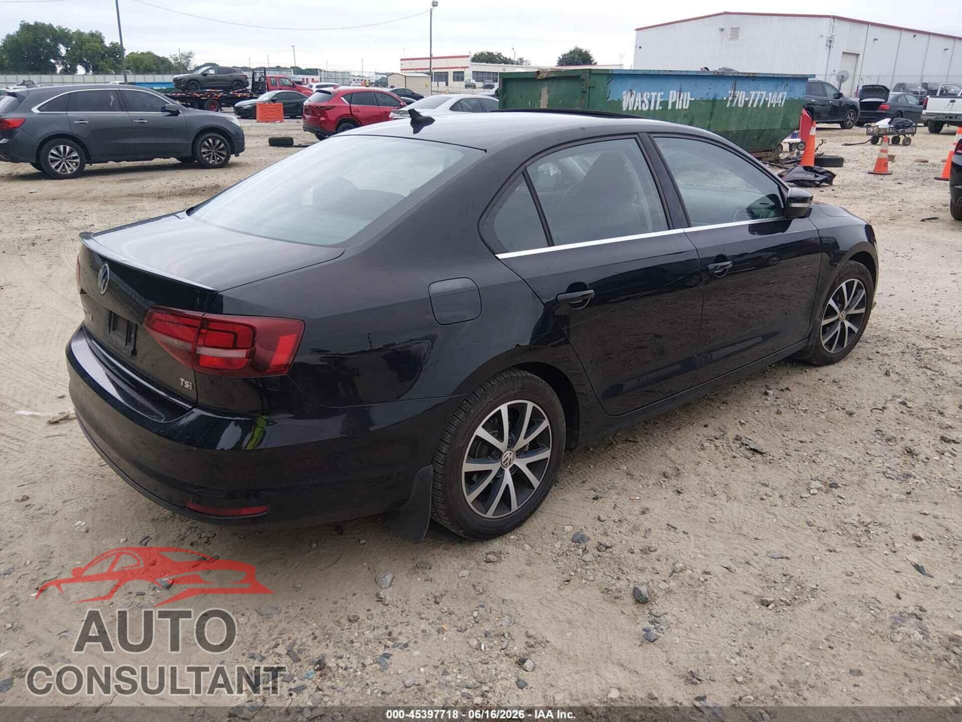 VOLKSWAGEN JETTA 2017 - 3VWDB7AJ0HM298910