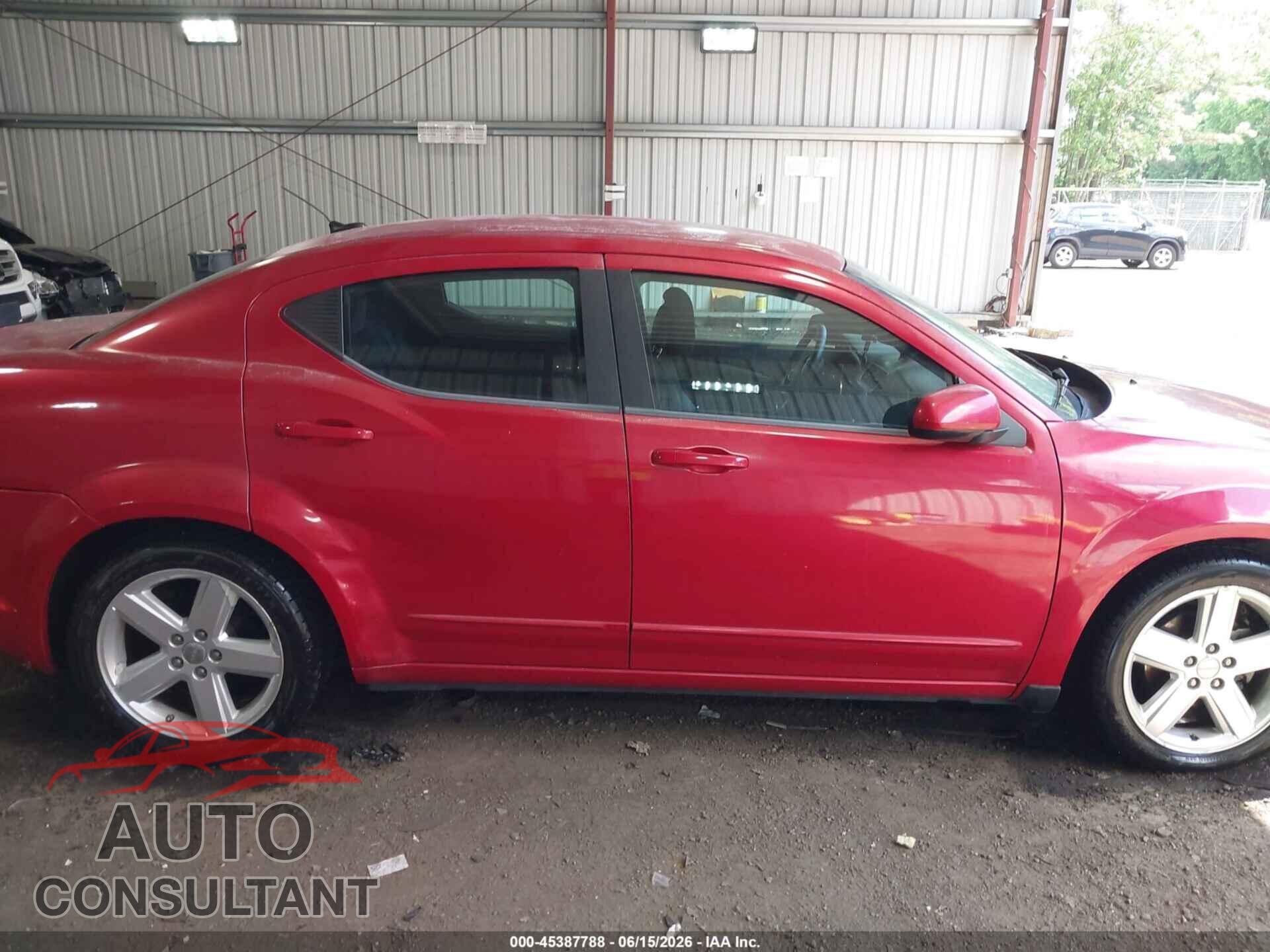DODGE AVENGER 2013 - 1C3CDZCB6DN682236