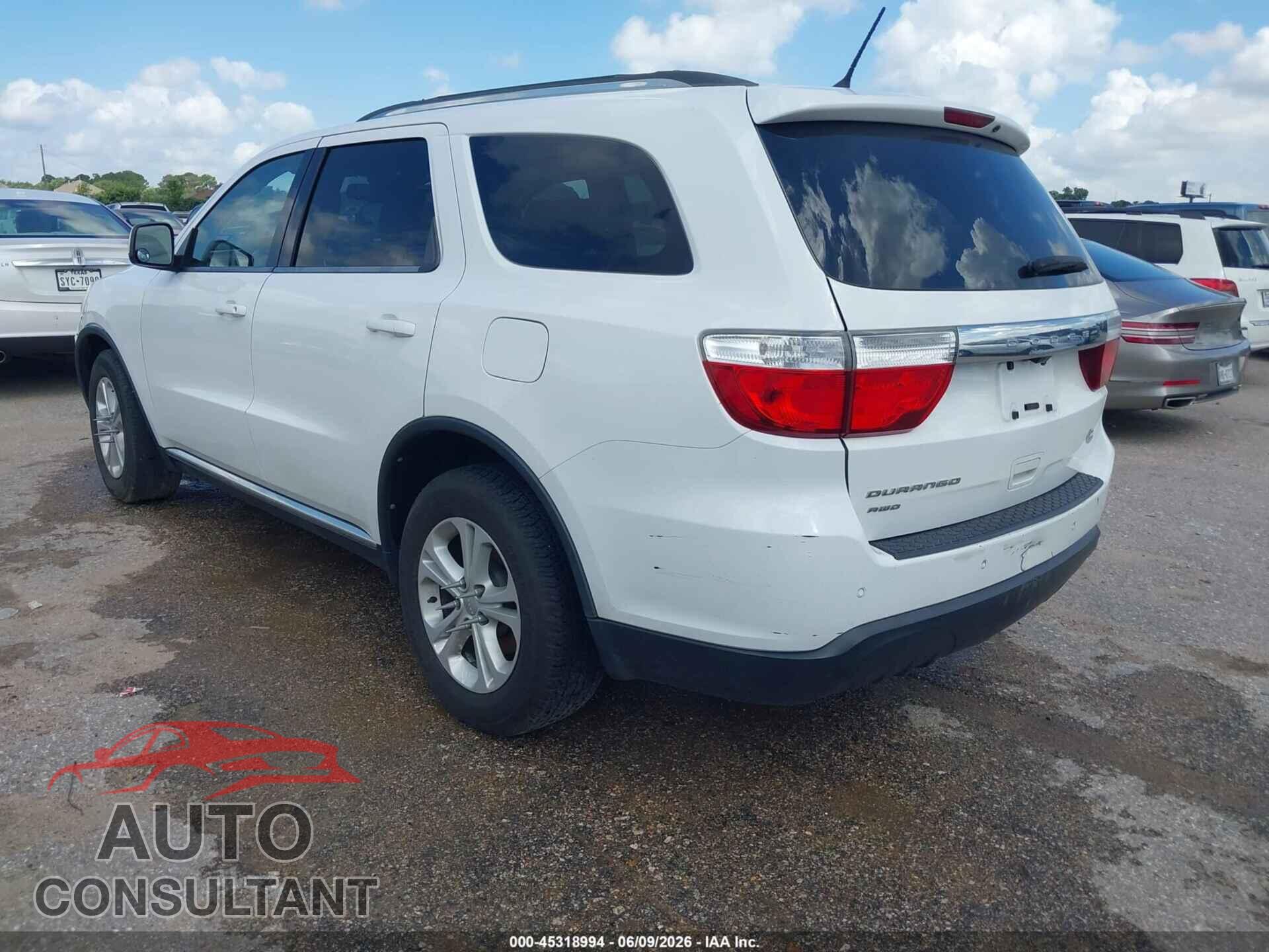 DODGE DURANGO 2013 - 1C4RDJAG1DC582966
