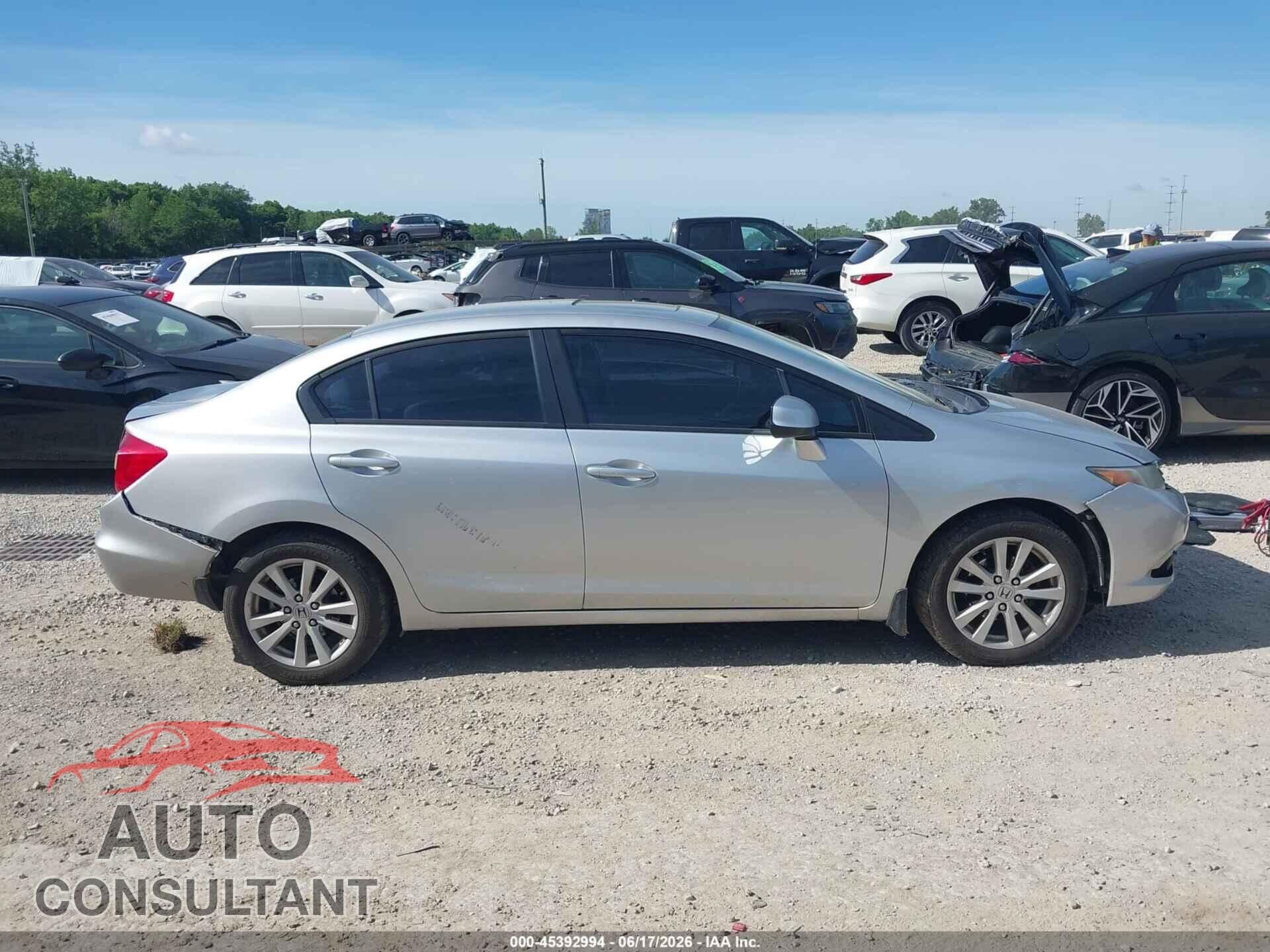 HONDA CIVIC 2012 - 19XFB2F85CE107151