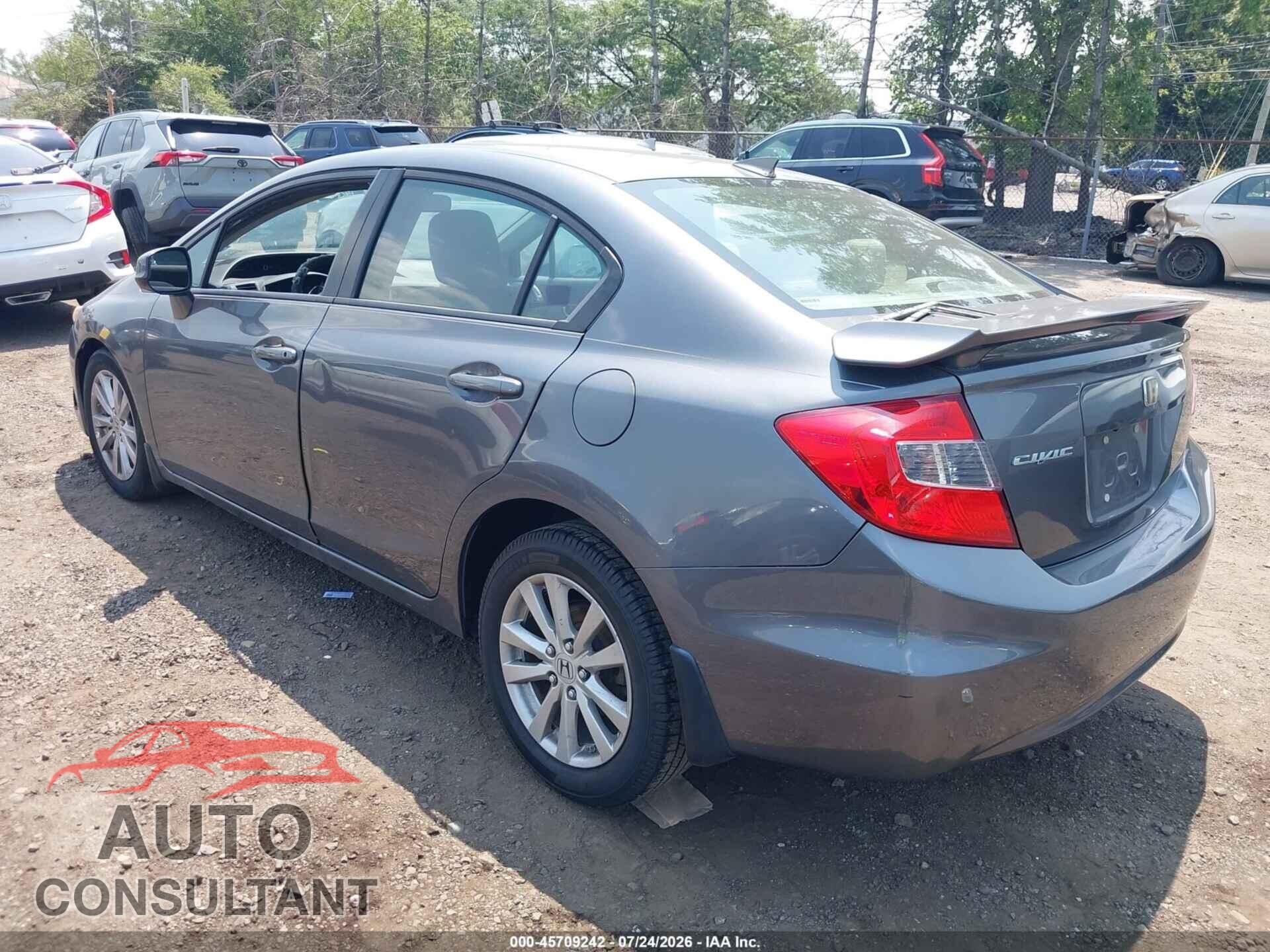 HONDA CIVIC 2012 - 19XFB2F84CE348750